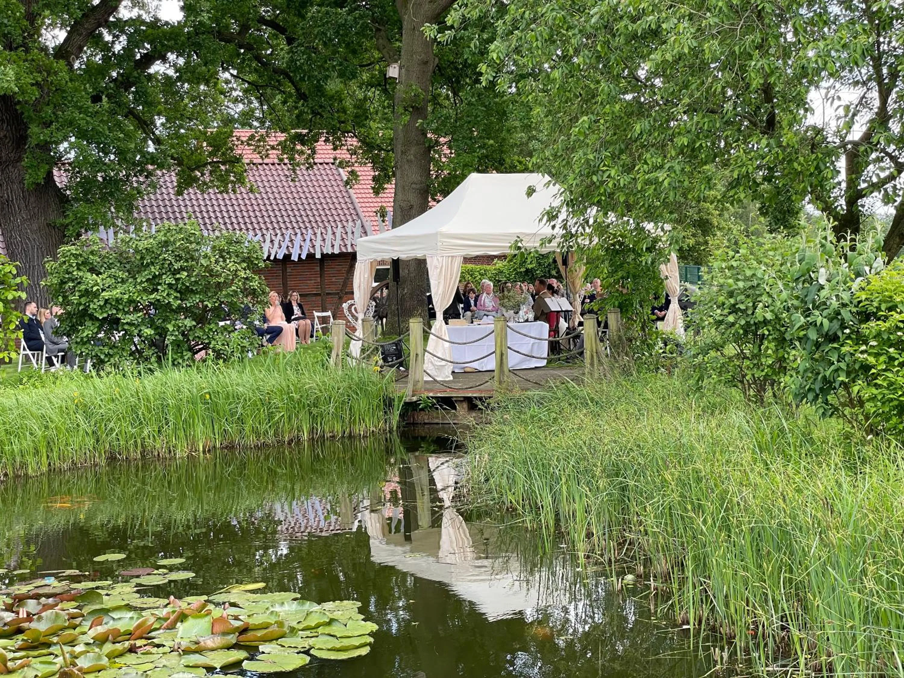 group of guests in Landhaus Bruckmann