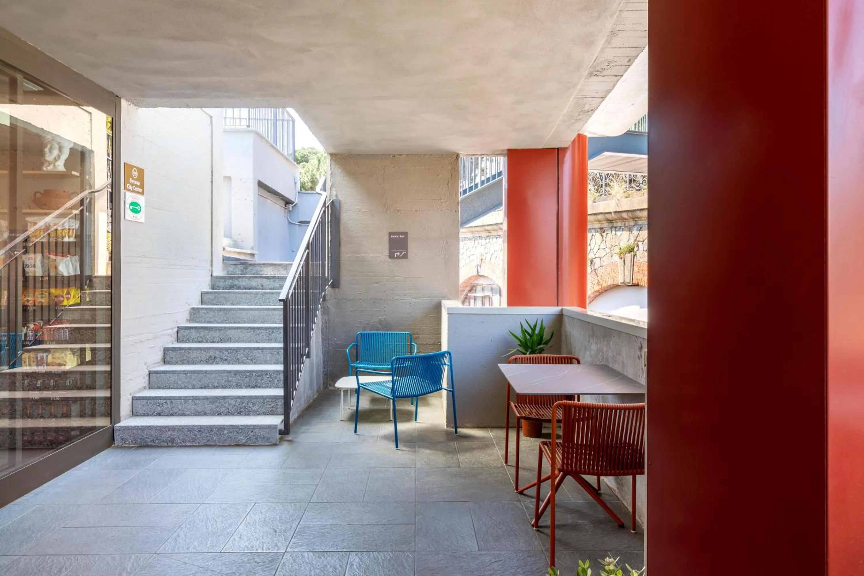 Balcony/Terrace in B&B Hotel Genova City Center