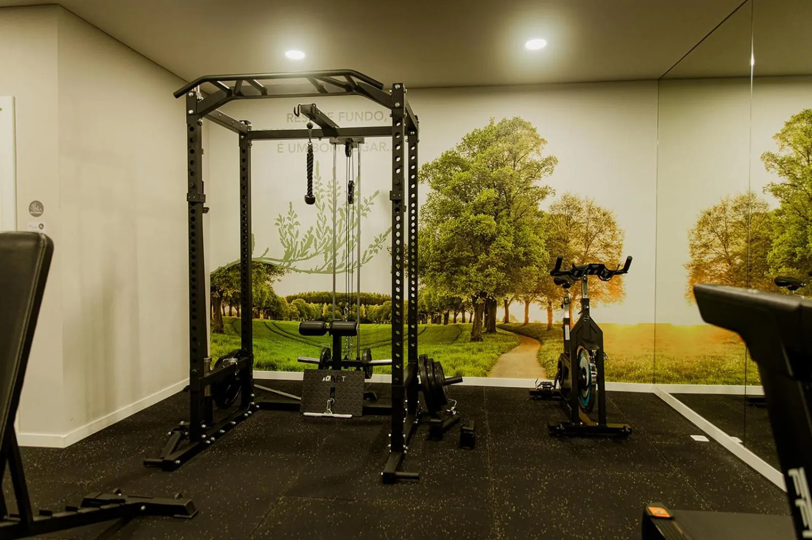 Fitness centre/facilities in Meu Hotel Porto Gandra