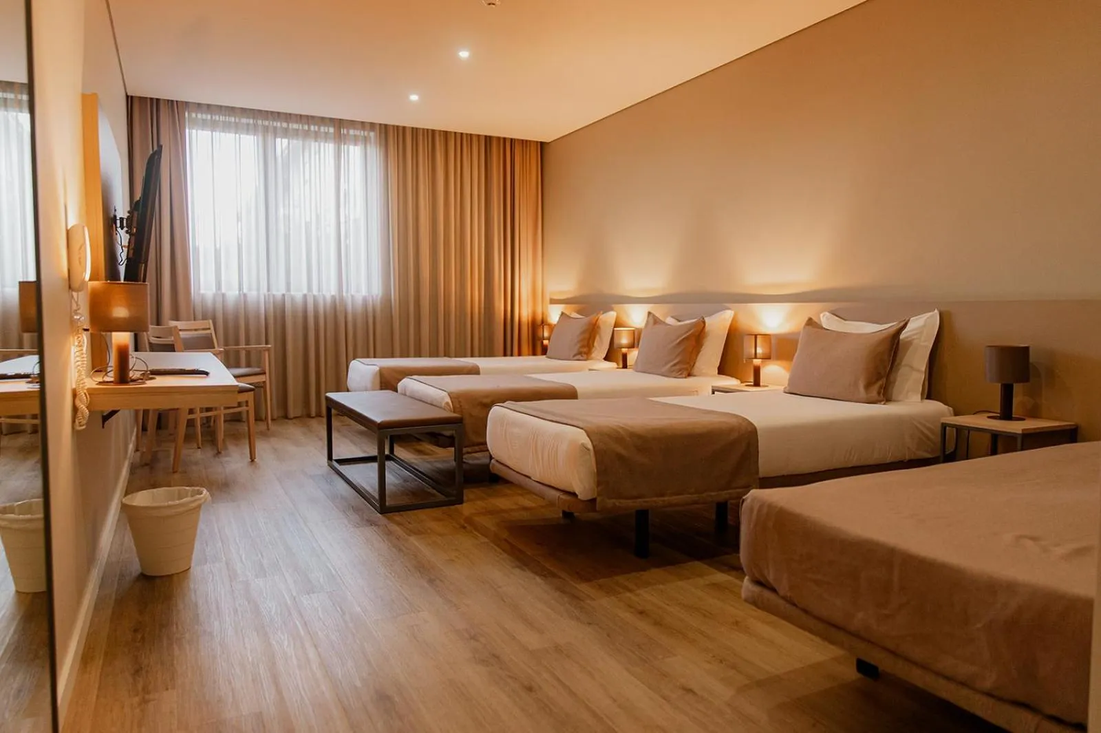 Bed in Meu Hotel Porto Gandra