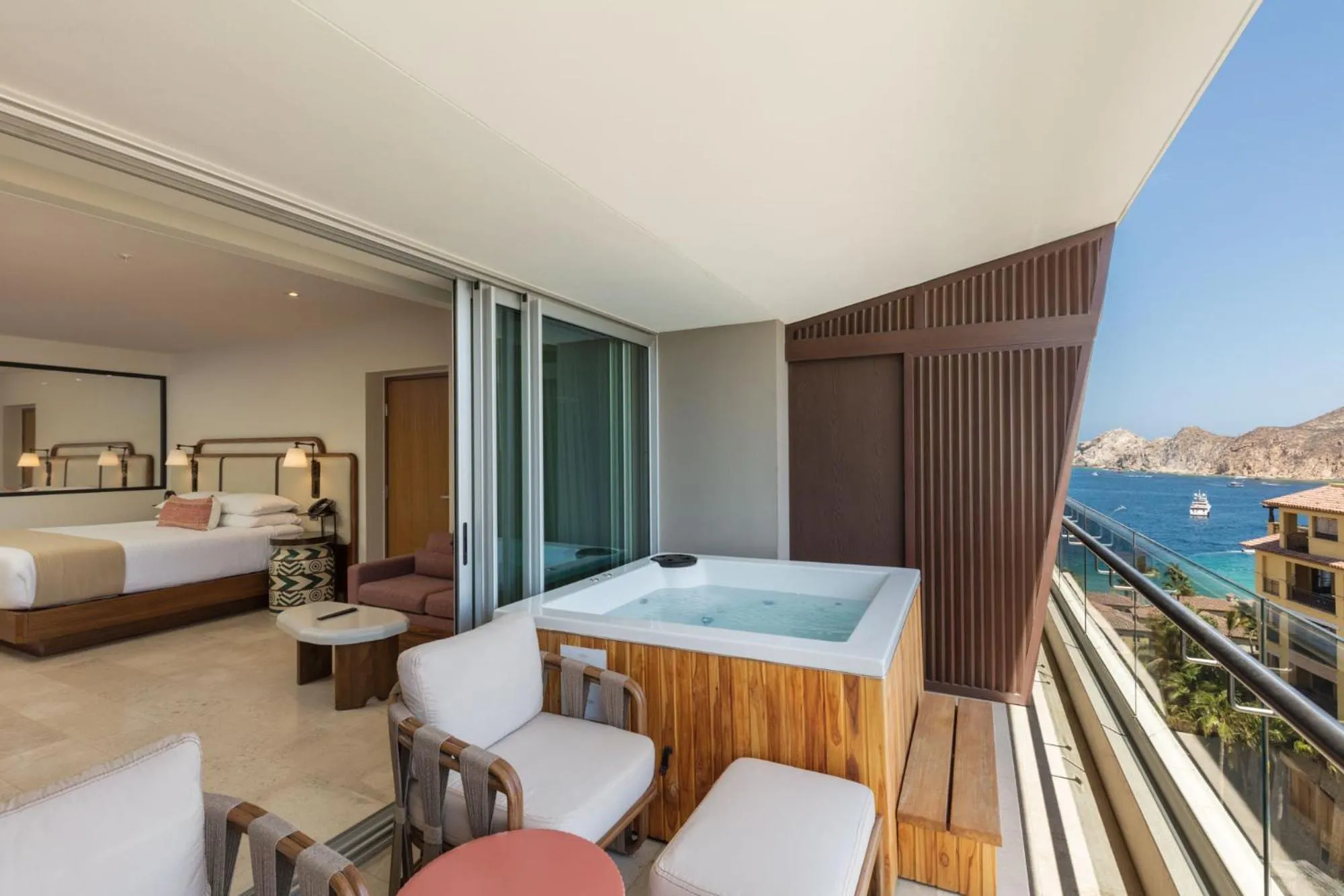 Bed in Corazón Cabo, a Noble House Resort