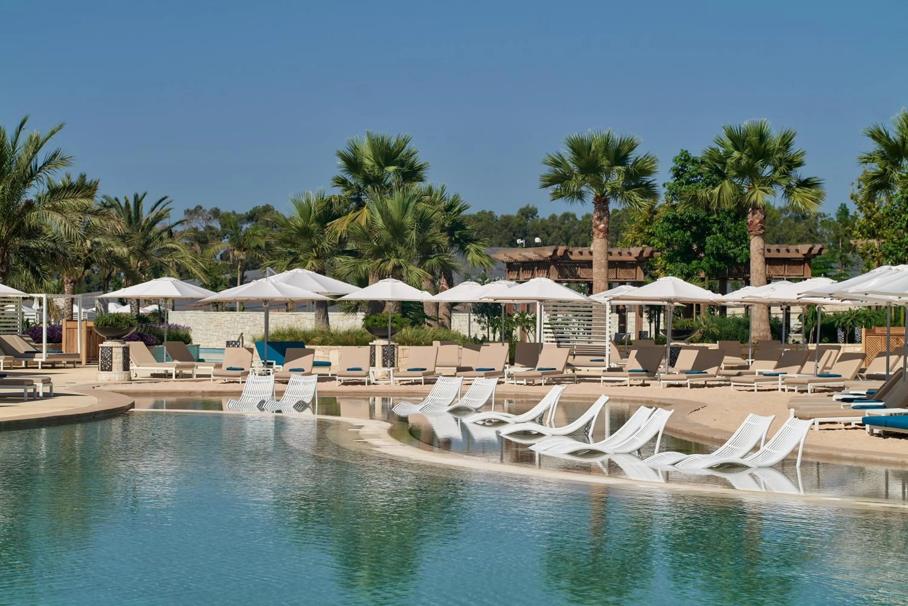 Swimming pool in City of Dreams Mediterranean - Integrated Resort, Casino & Entertainment