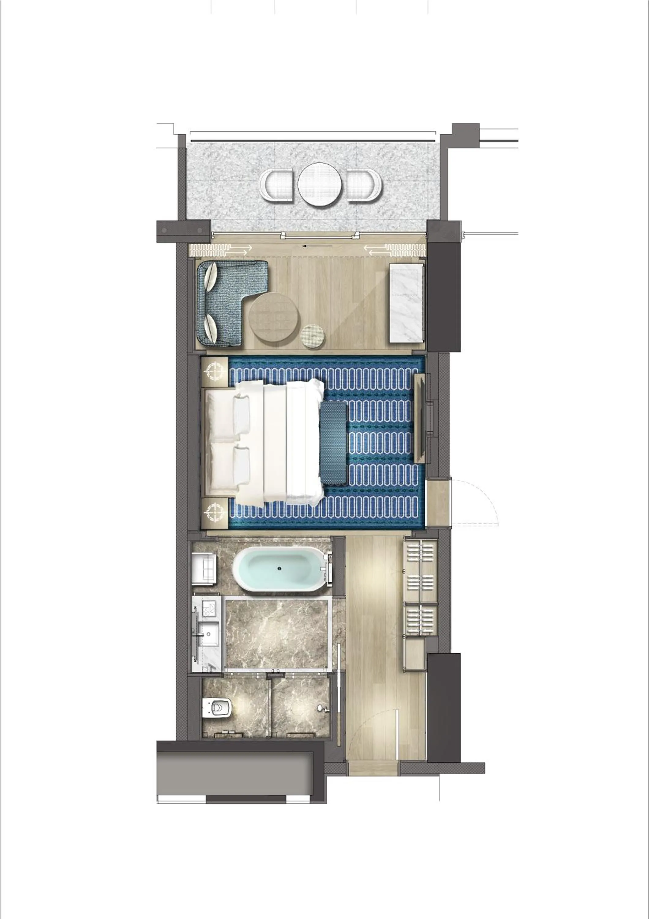 Floor plan in City of Dreams Mediterranean - Integrated Resort, Casino & Entertainment