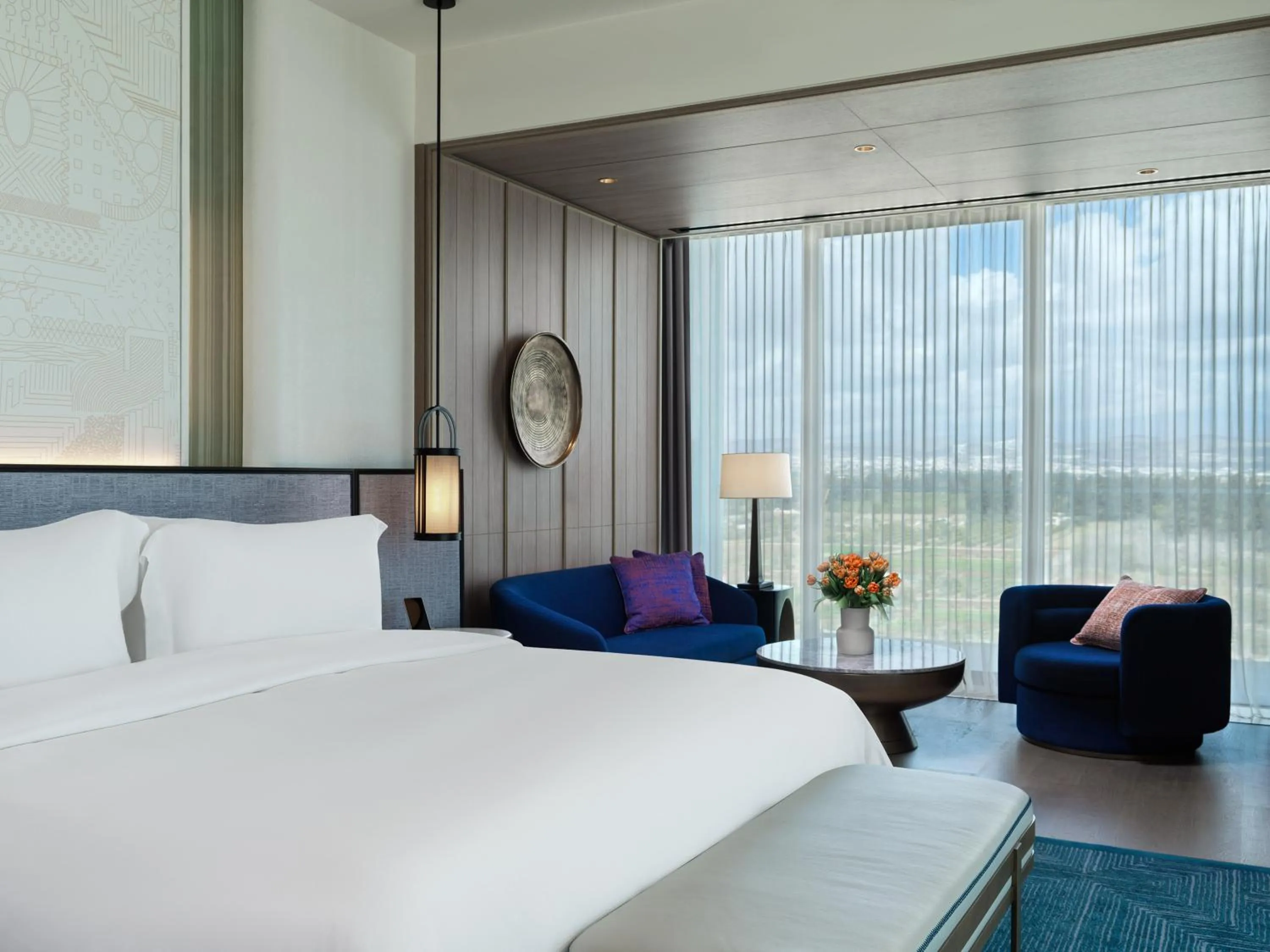 Bedroom, Bed in City of Dreams Mediterranean - Integrated Resort, Casino & Entertainment