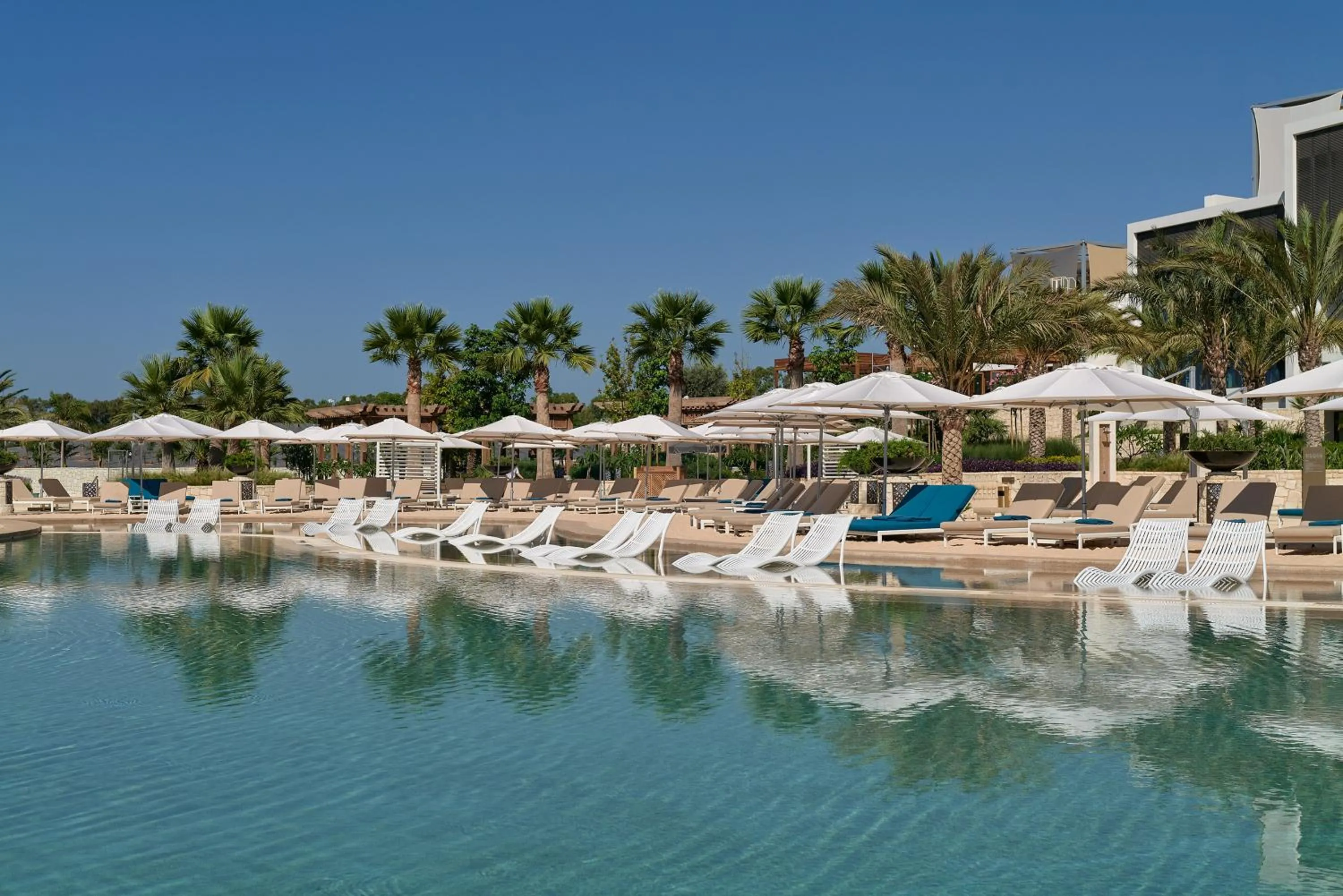 Swimming pool in City of Dreams Mediterranean - Integrated Resort, Casino & Entertainment