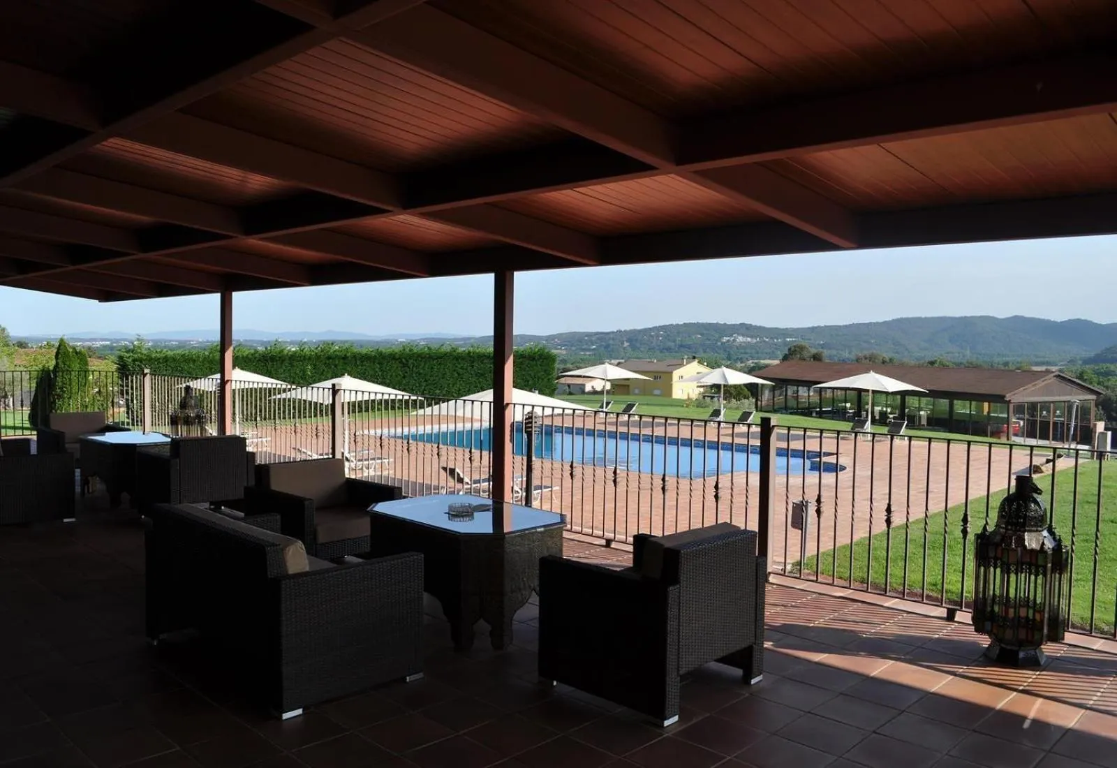 Balcony/Terrace in luxury stone villa