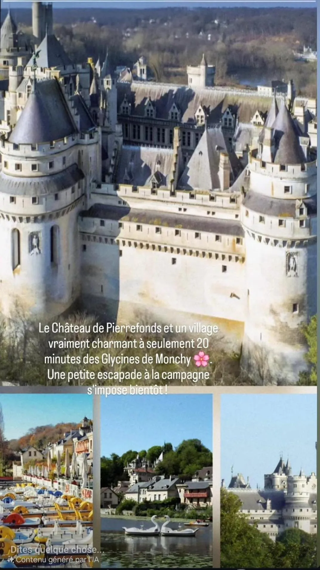 Nearby landmark in Les Glycines de Monchy- Chambres d'hôtes