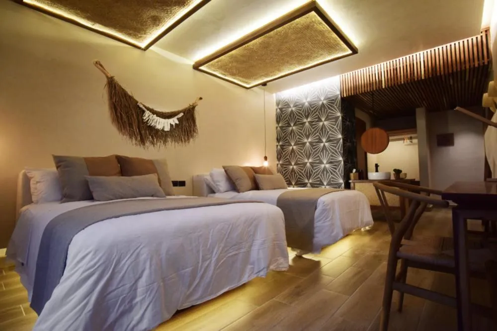 Bed in Xkan Hotel Boutique - Adults Only