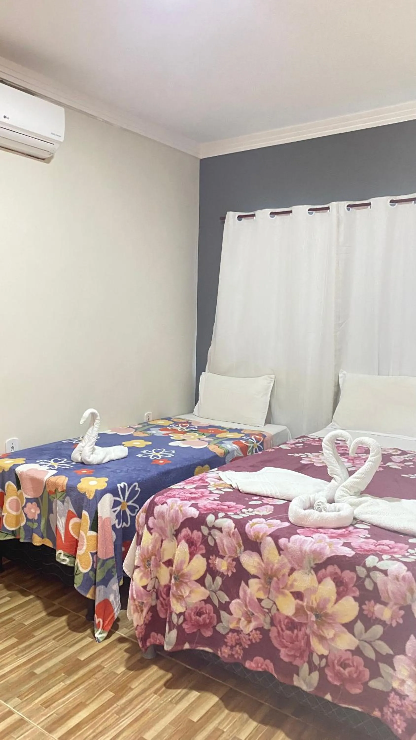 Bed in Pousada Ramalio