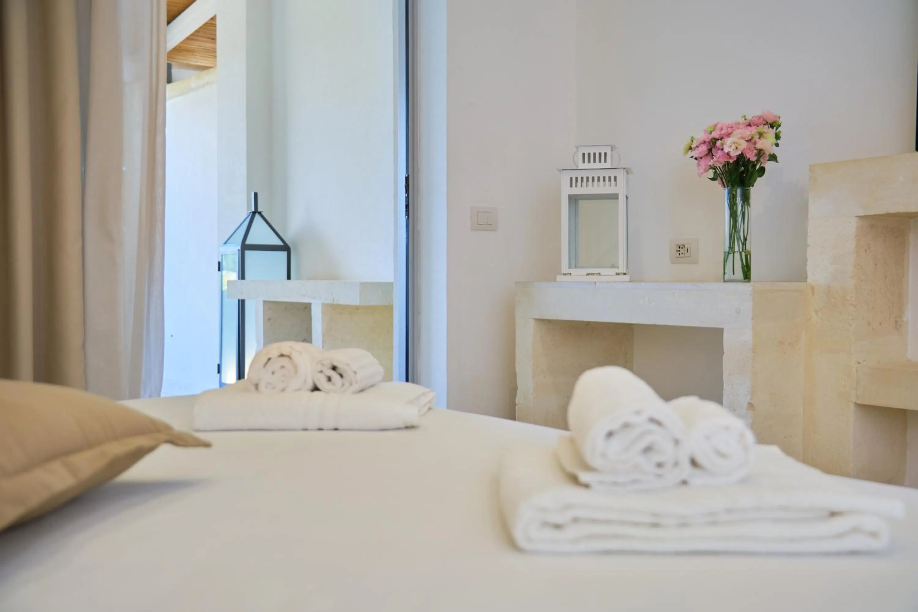 Bed in HOTEL BARONE DI MARE