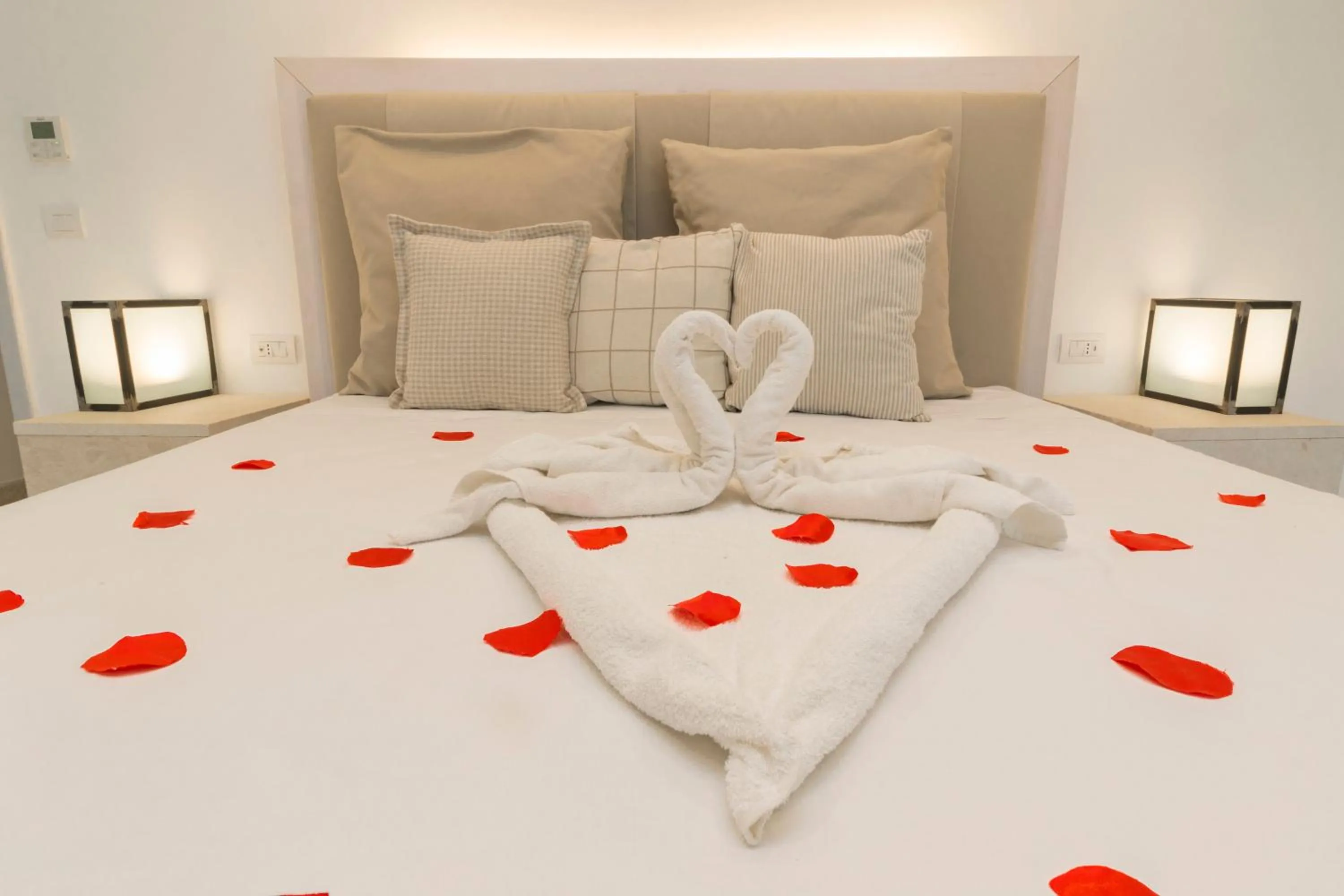 Bed in HOTEL BARONE DI MARE