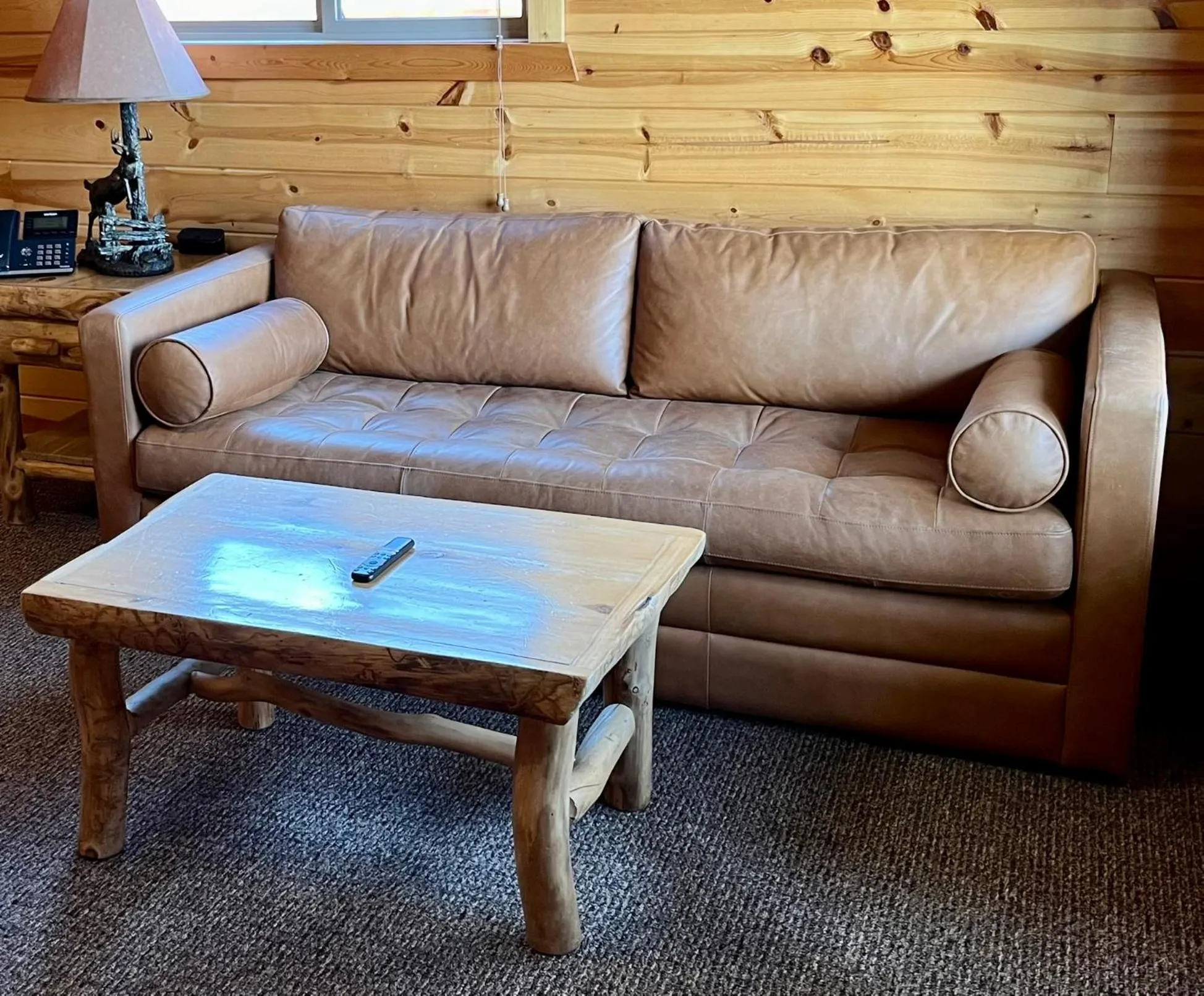 Living room in Badlands Frontier Cabins