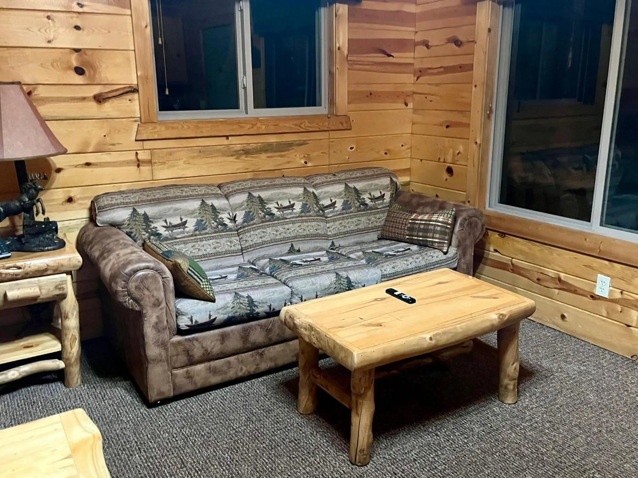 Living room in Badlands Frontier Cabins