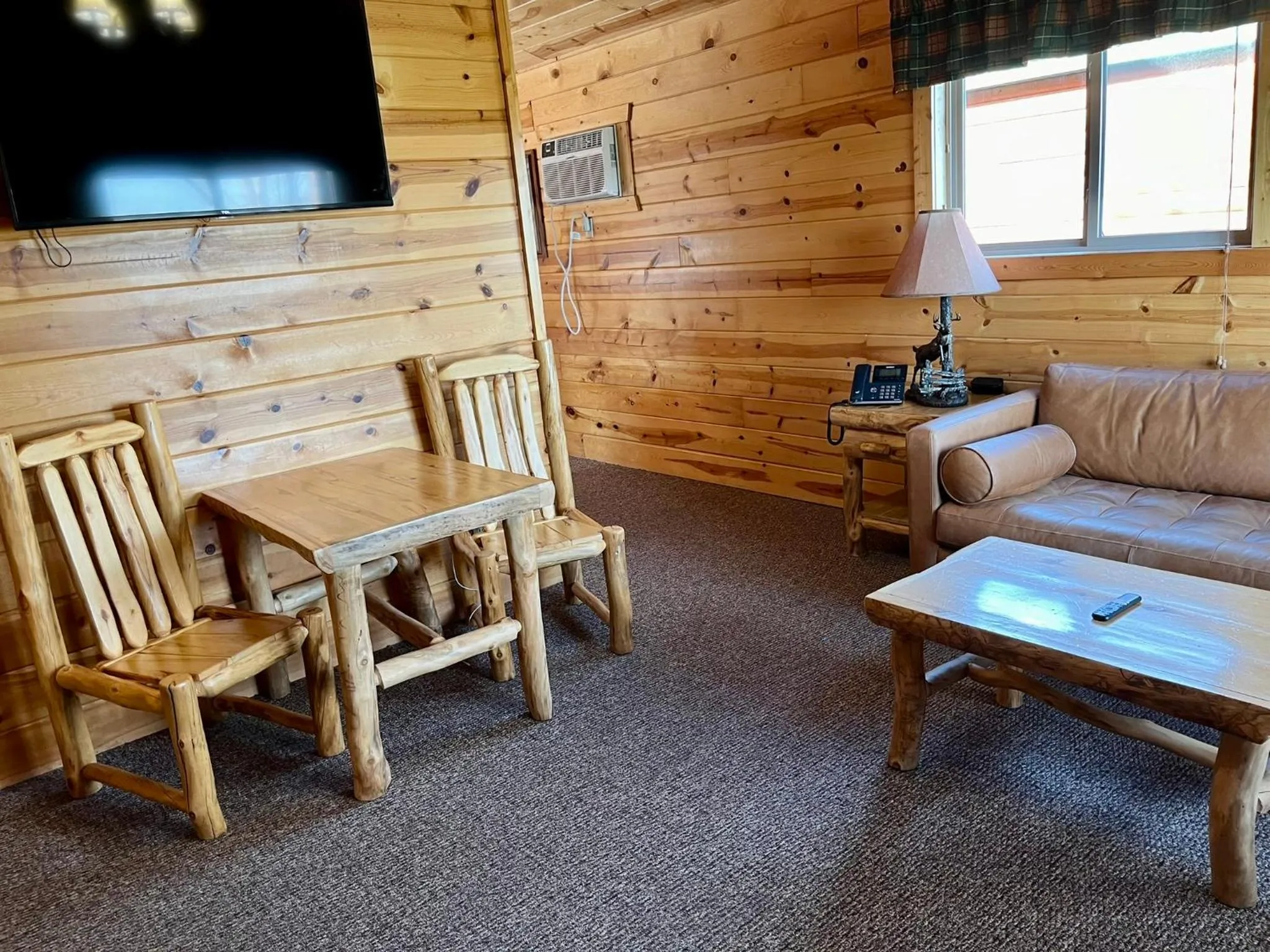 Living room in Badlands Frontier Cabins