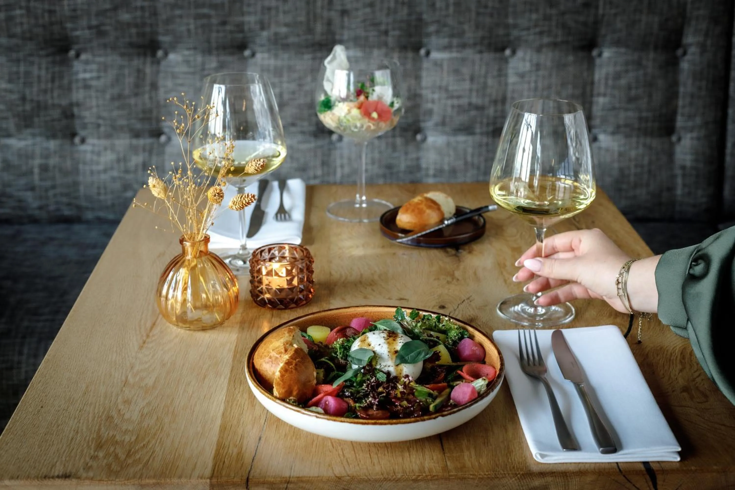 Food and drinks in KASerne Boutique Hotel