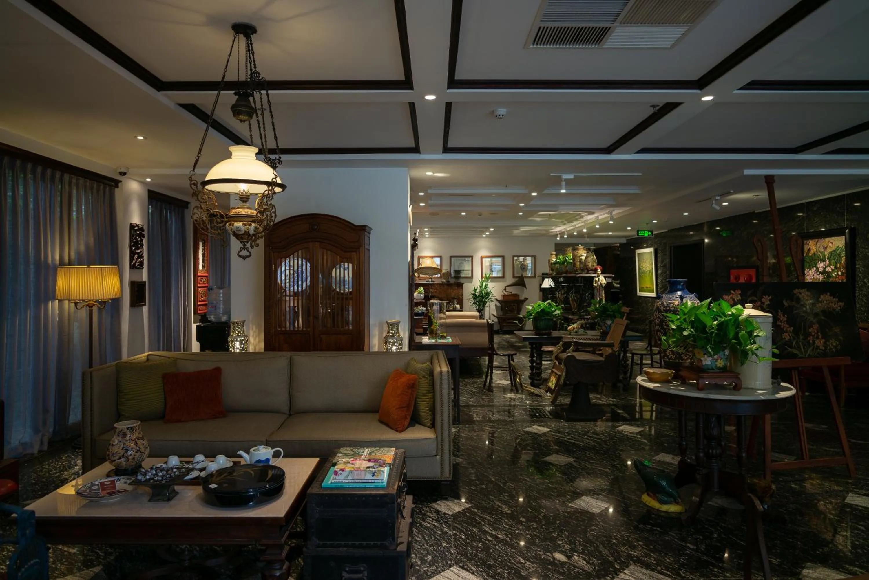 Lobby or reception in Amanaki Thao Dien