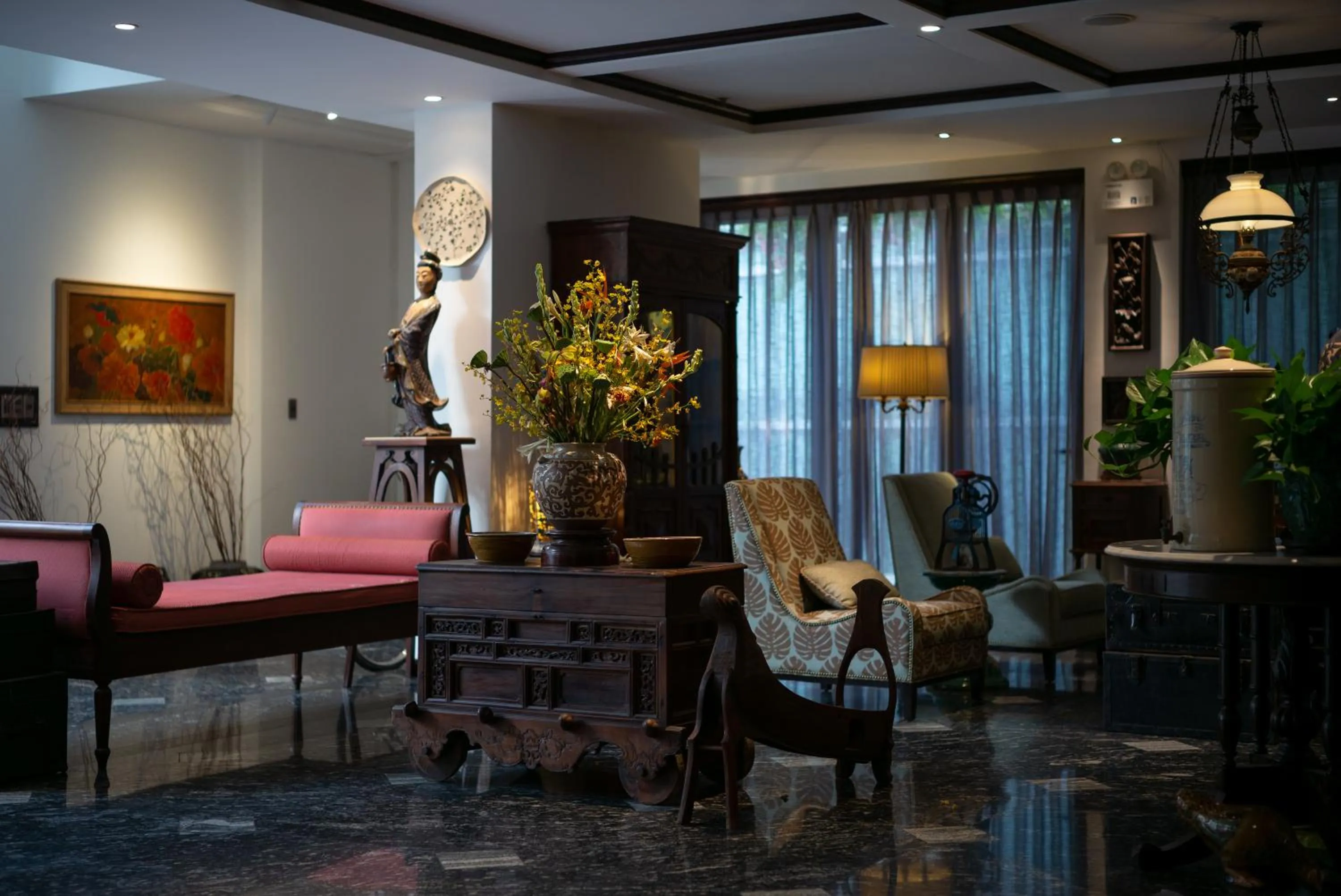 Lobby or reception in Amanaki Thao Dien