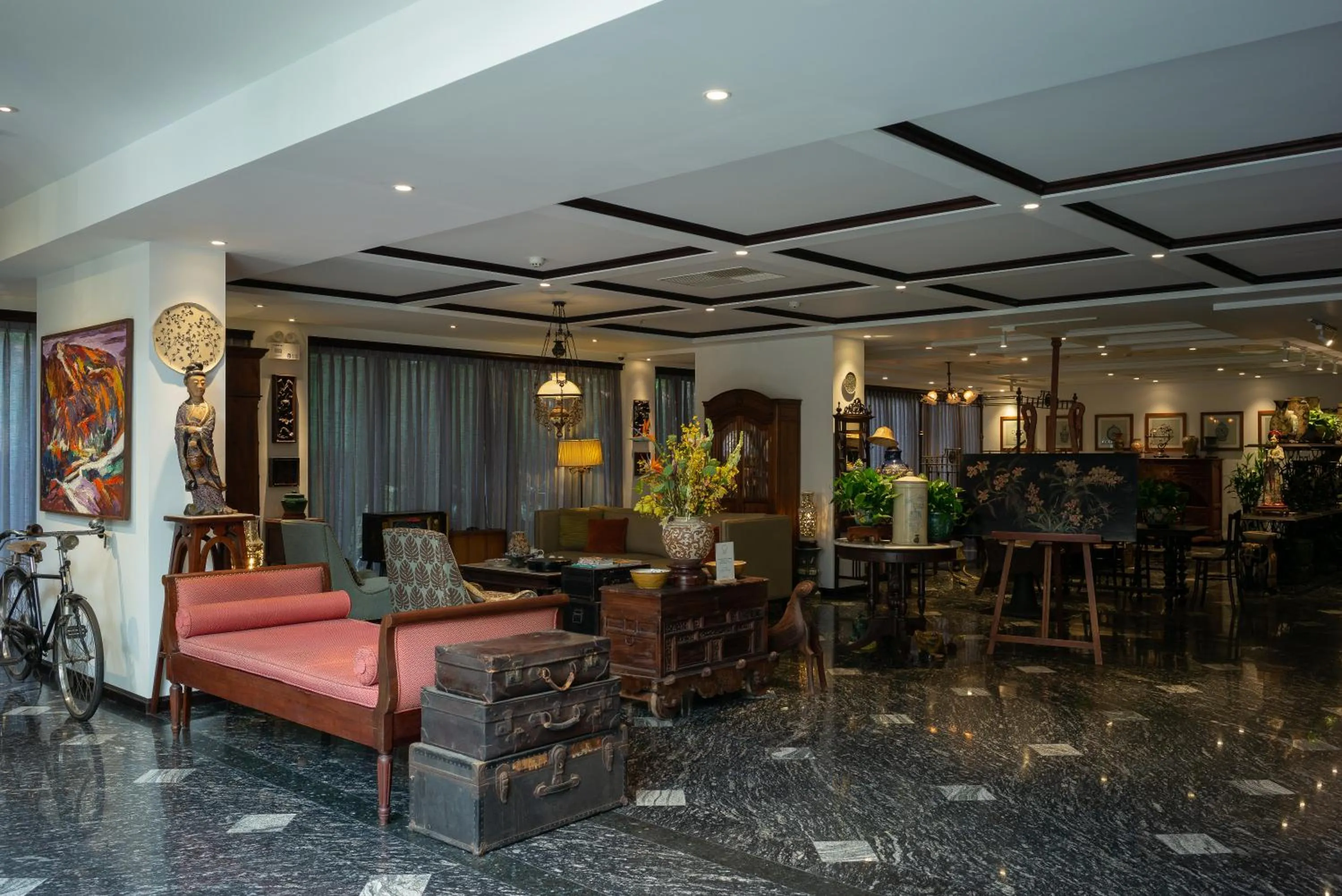 Lobby or reception in Amanaki Thao Dien