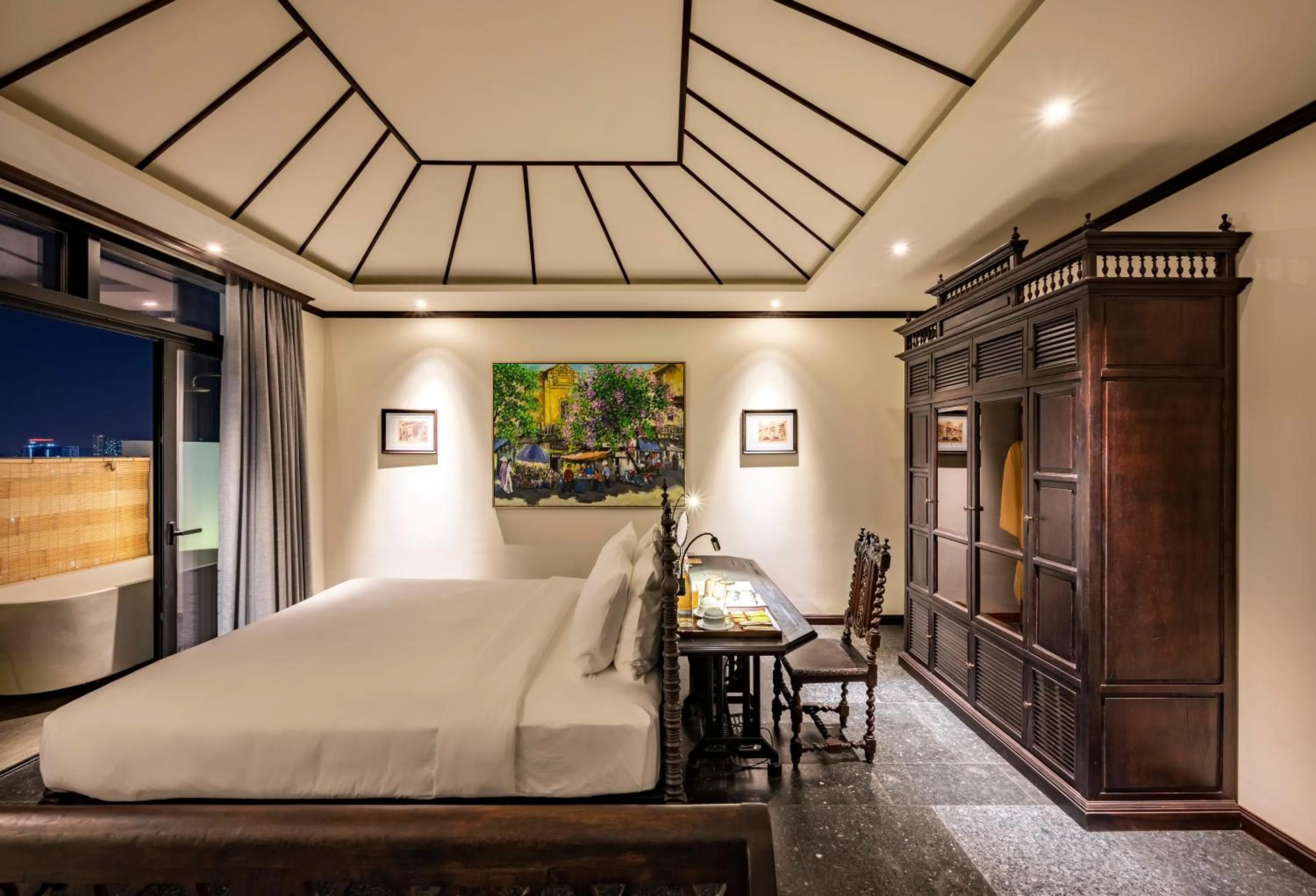 Bedroom, Bed in Amanaki Thao Dien