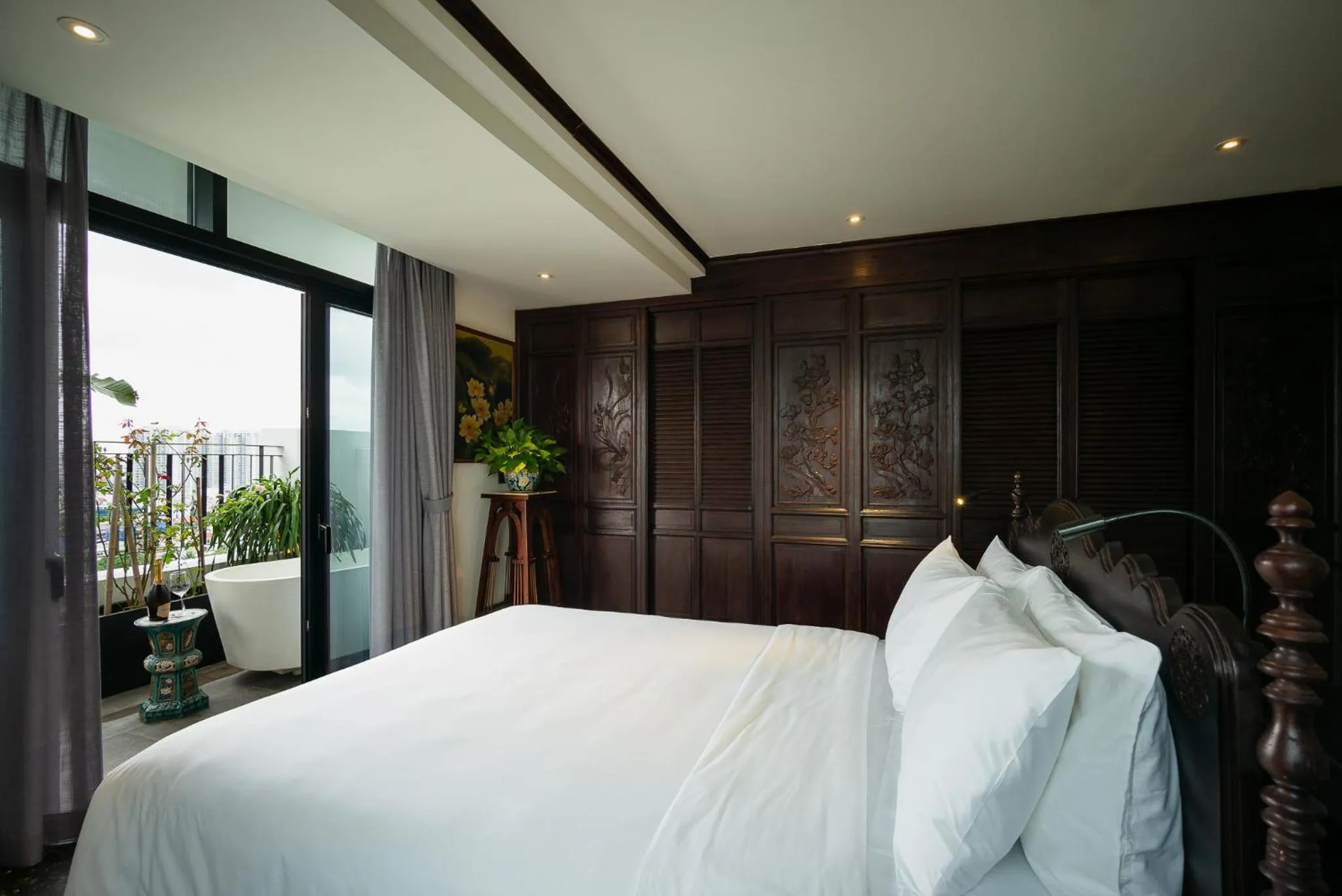 Bed in Amanaki Thao Dien