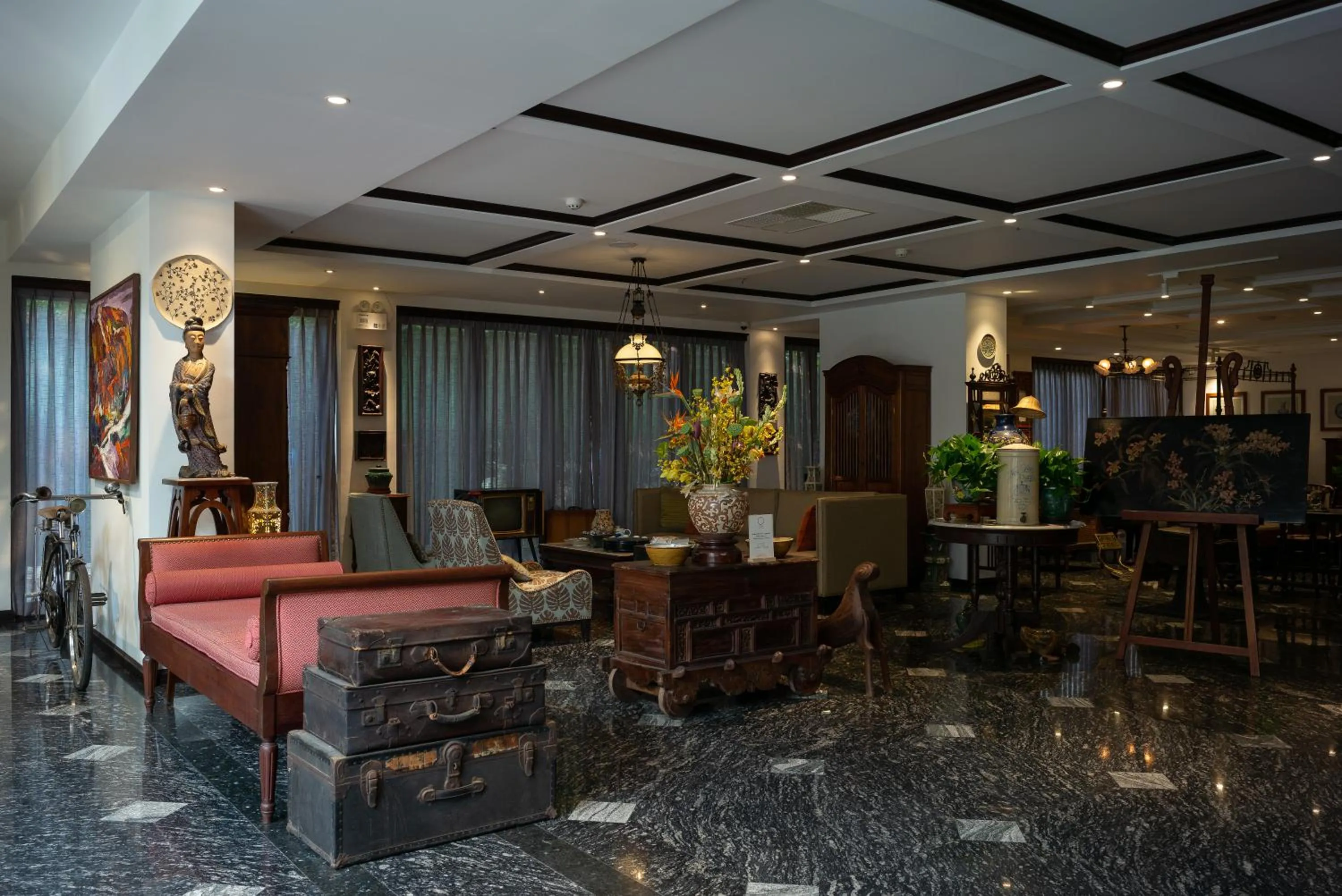 Lobby or reception in Amanaki Thao Dien