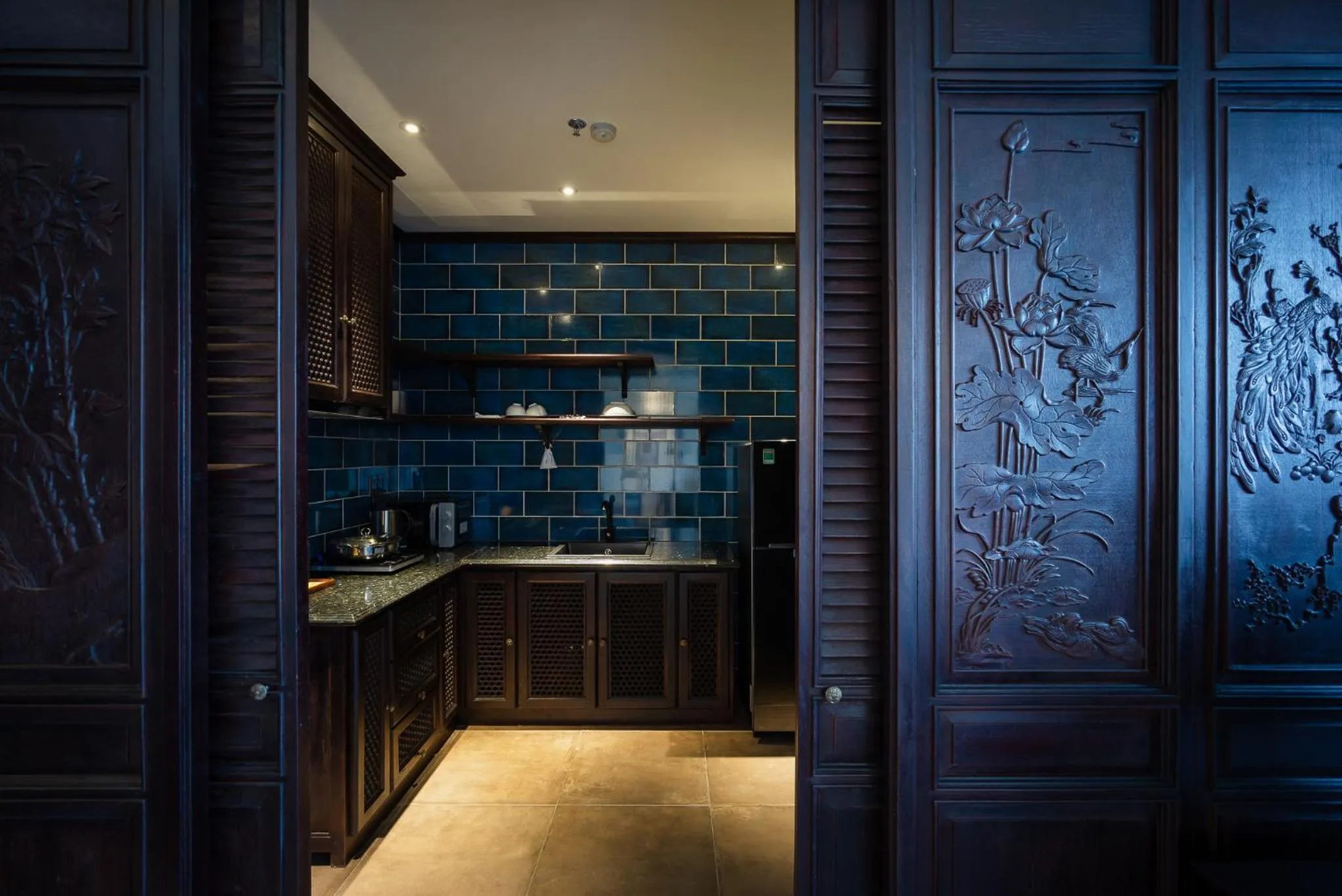 Kitchen or kitchenette in Amanaki Thao Dien