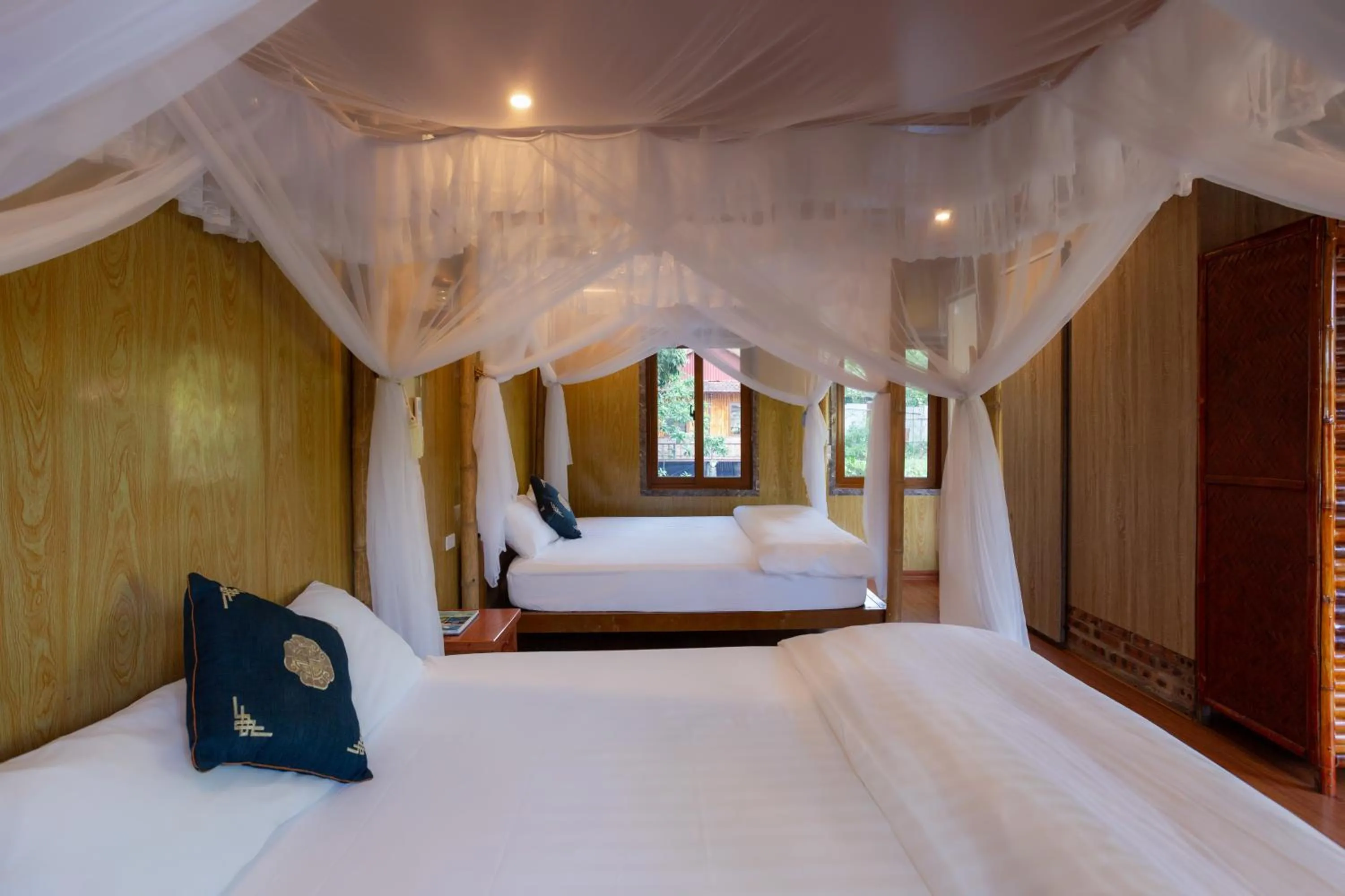 Bed in Lotus Field Homestay