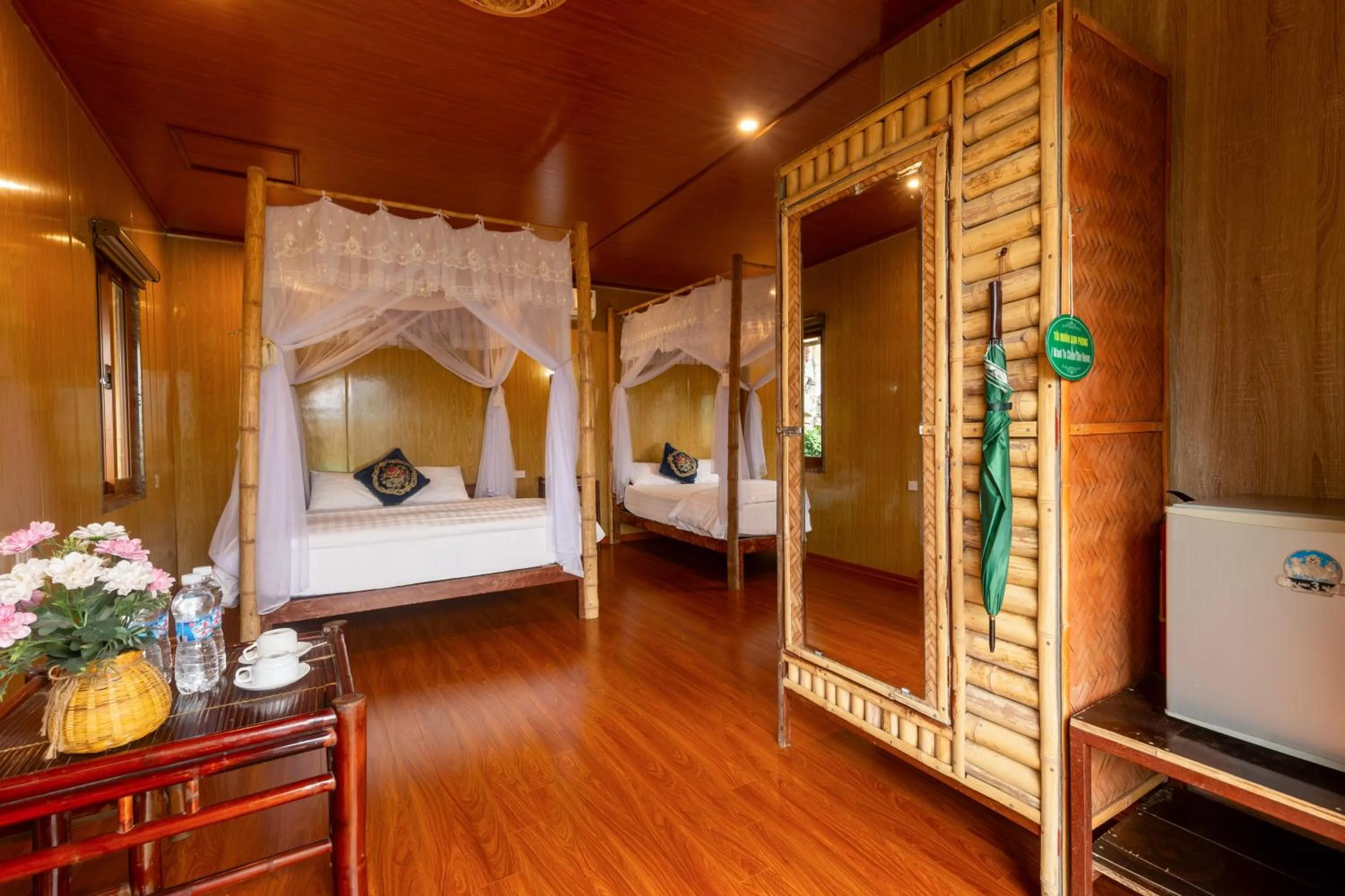 Bed in Lotus Field Homestay