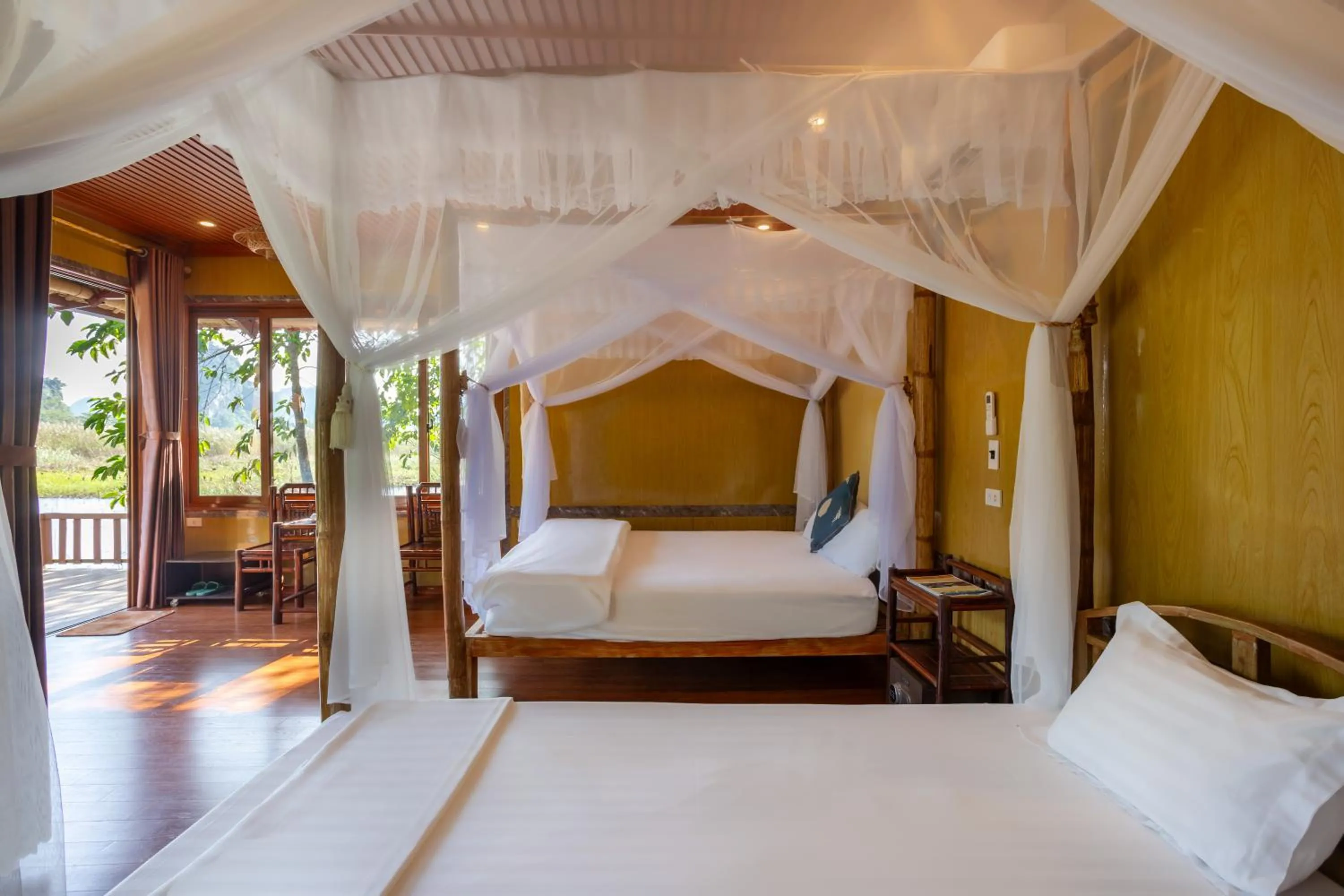 Bed in Lotus Field Homestay