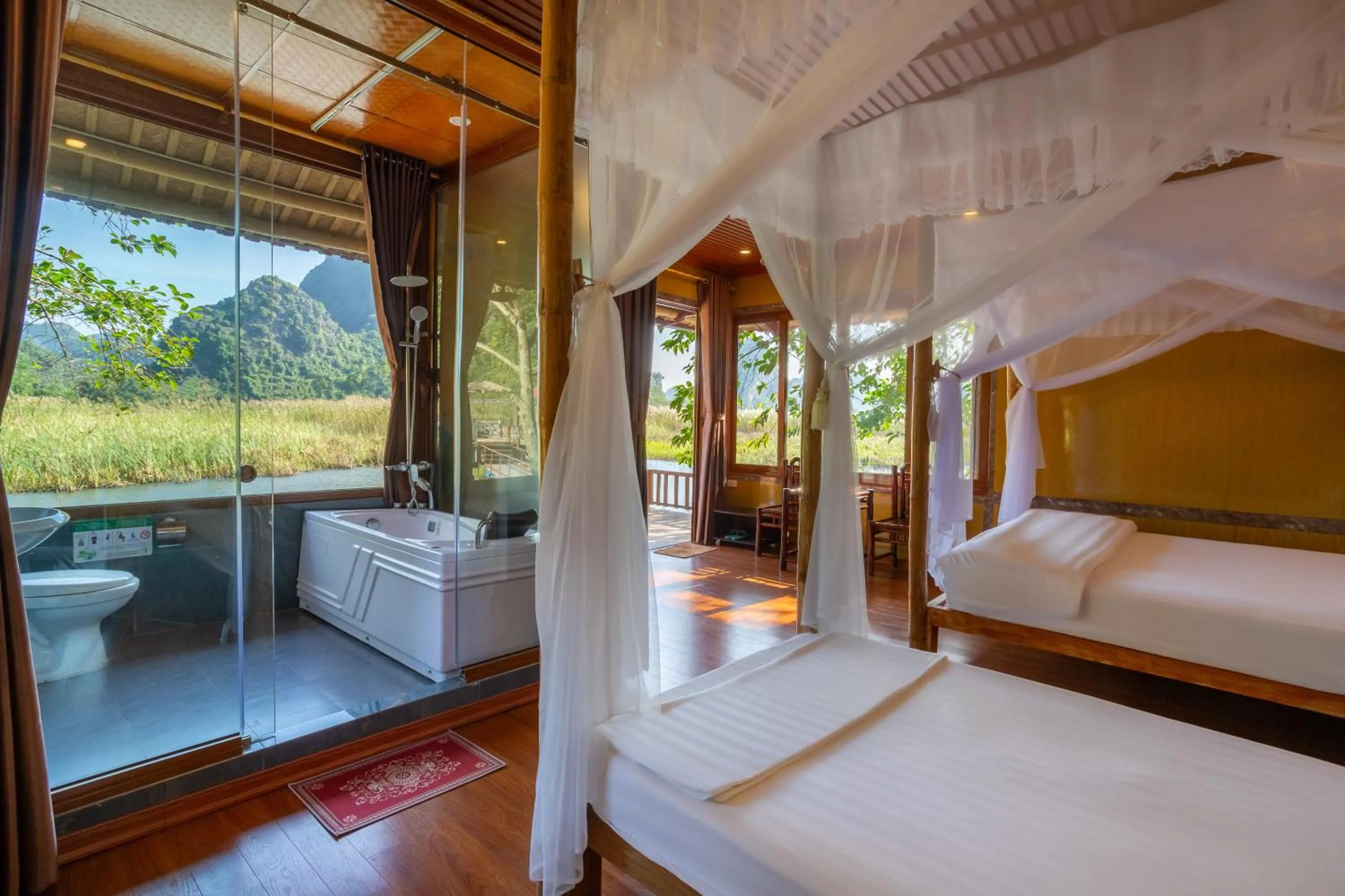 Bed in Lotus Field Homestay