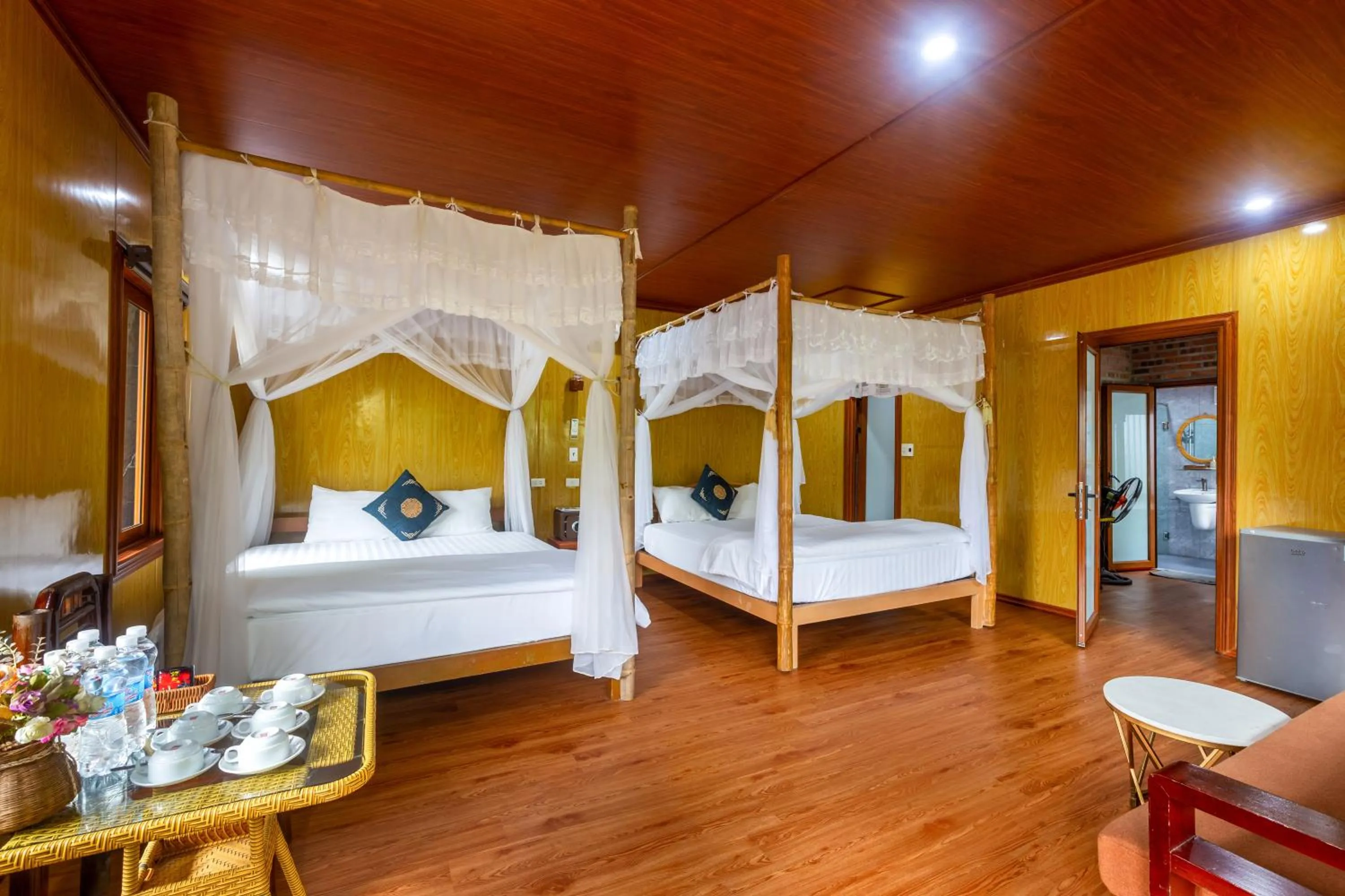 Bed in Lotus Field Homestay