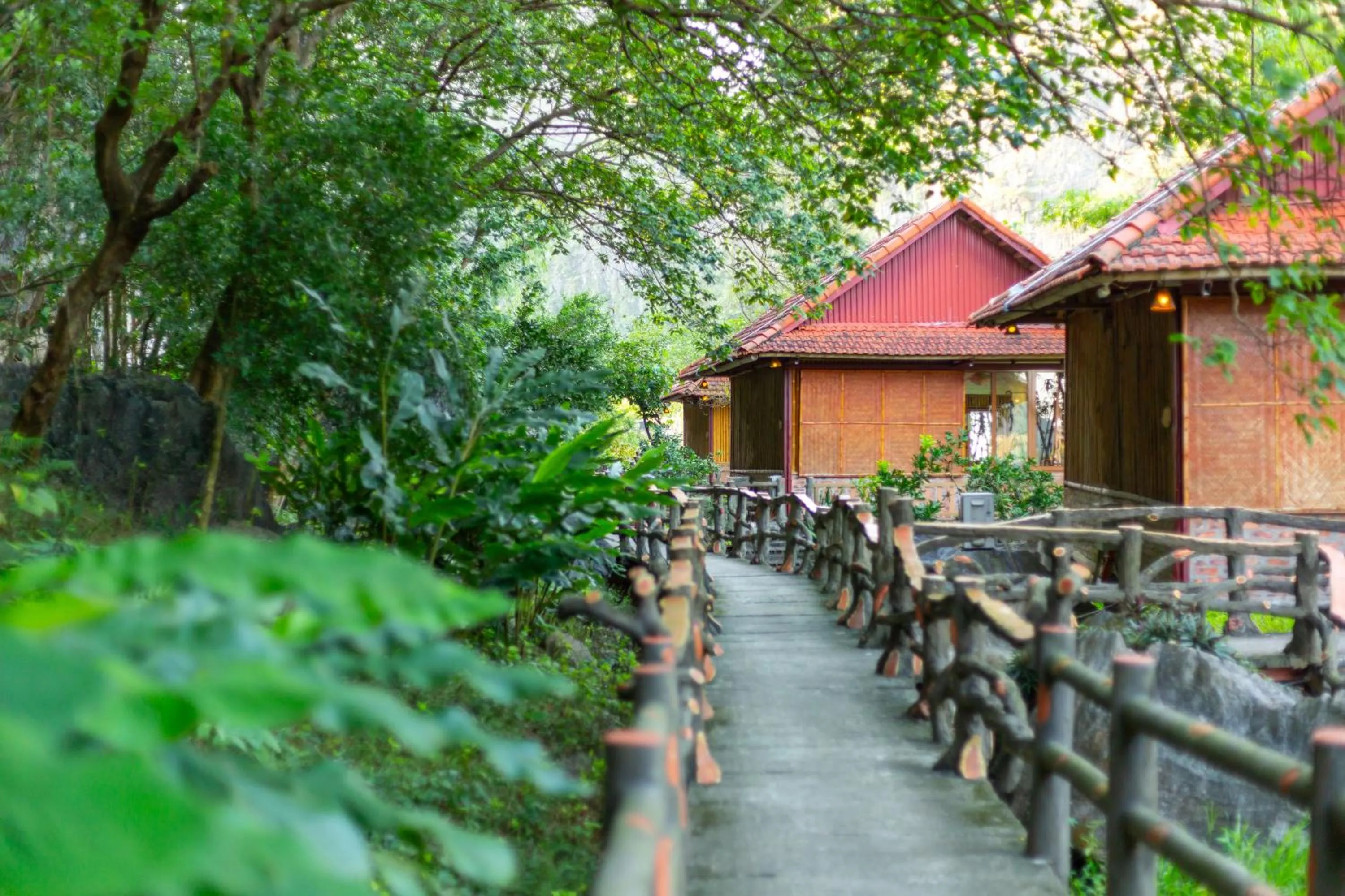 Property building in Lotus Field Homestay