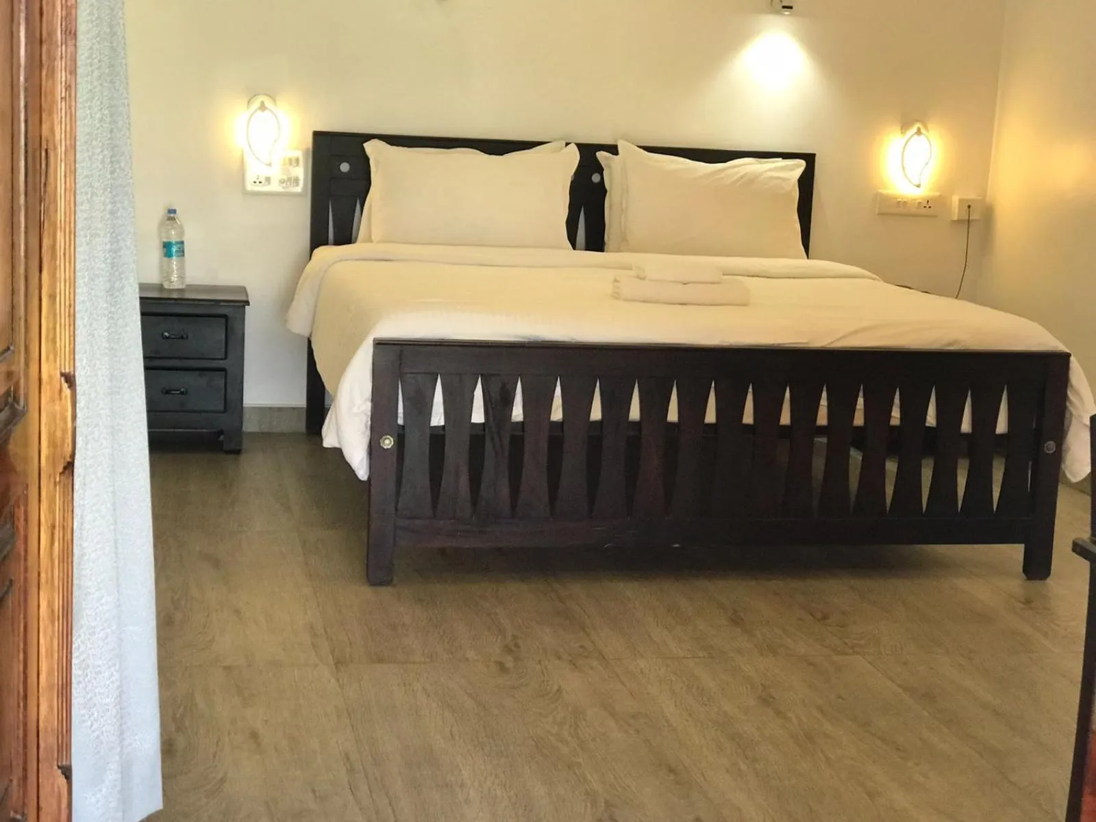 Bed in The Marine Pride Beach Resort & Spa