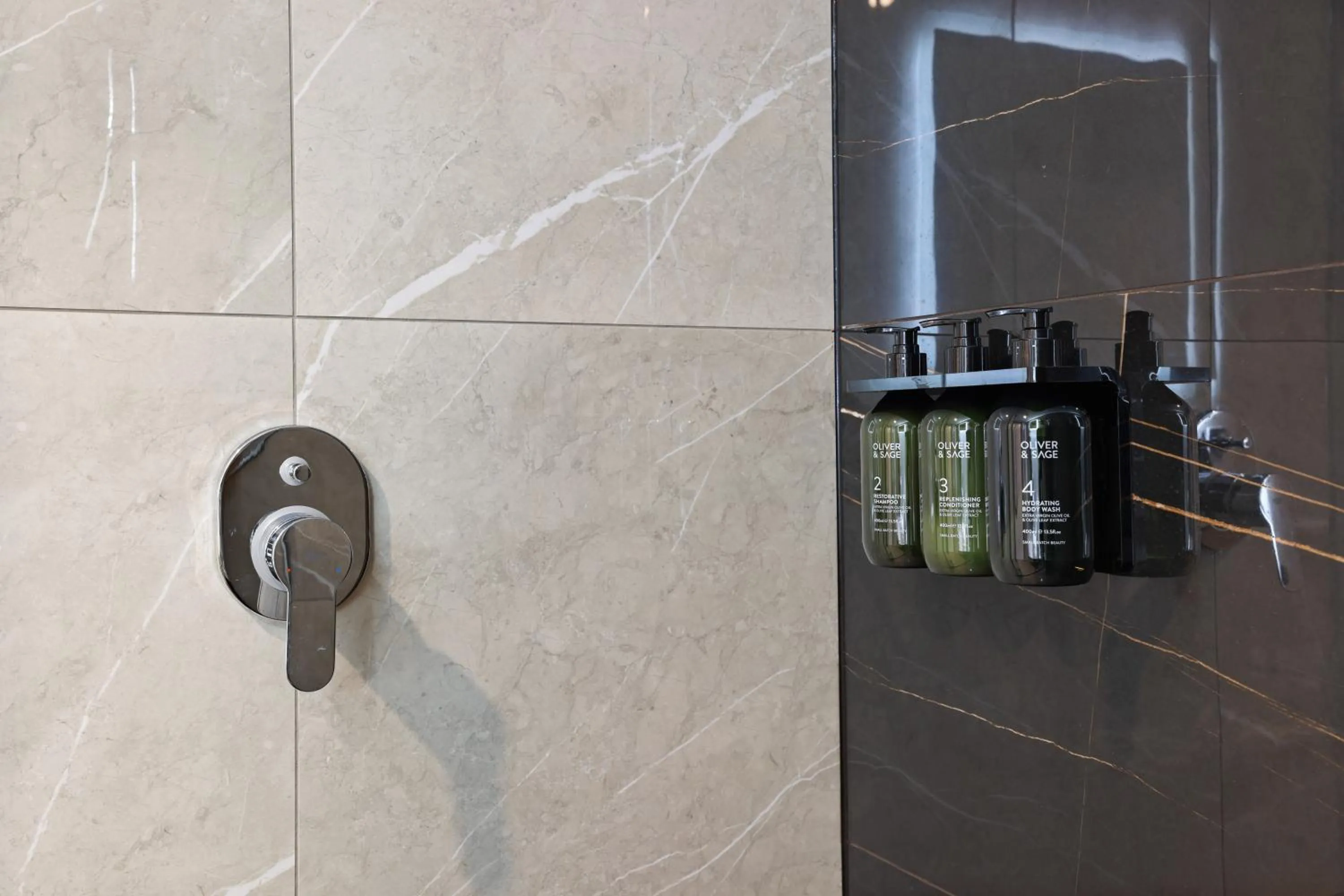 Shower in Golden Hotel