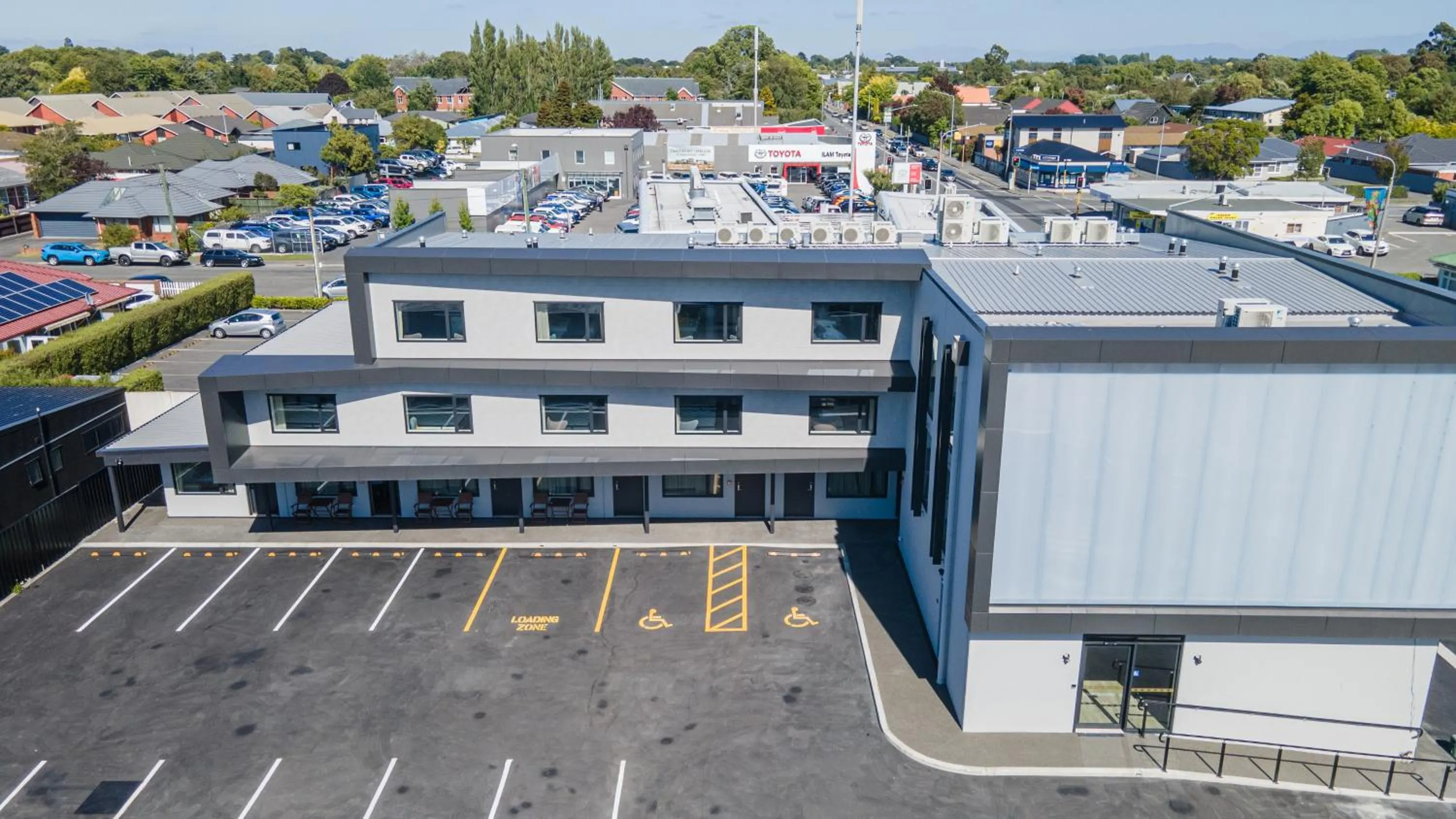 Property building in Golden Hotel