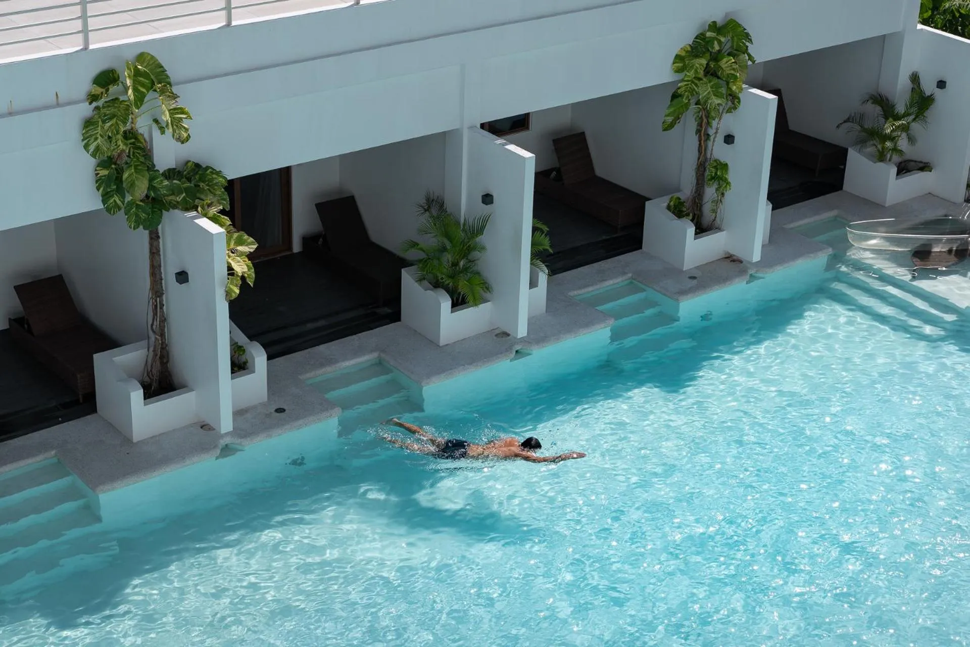 Pool view in Bohol Coastal View Hotel