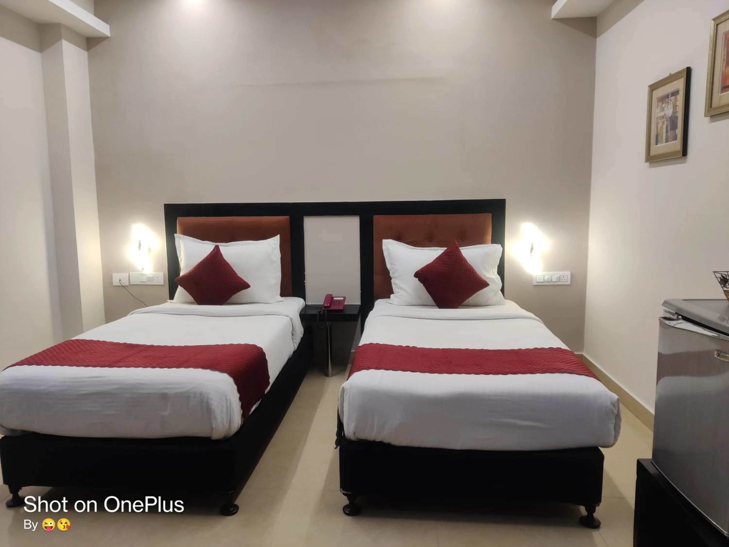Bed in Hotel Delphi Grand Hyderabad - Hi-Tech City, Perfect for Business & Comfort