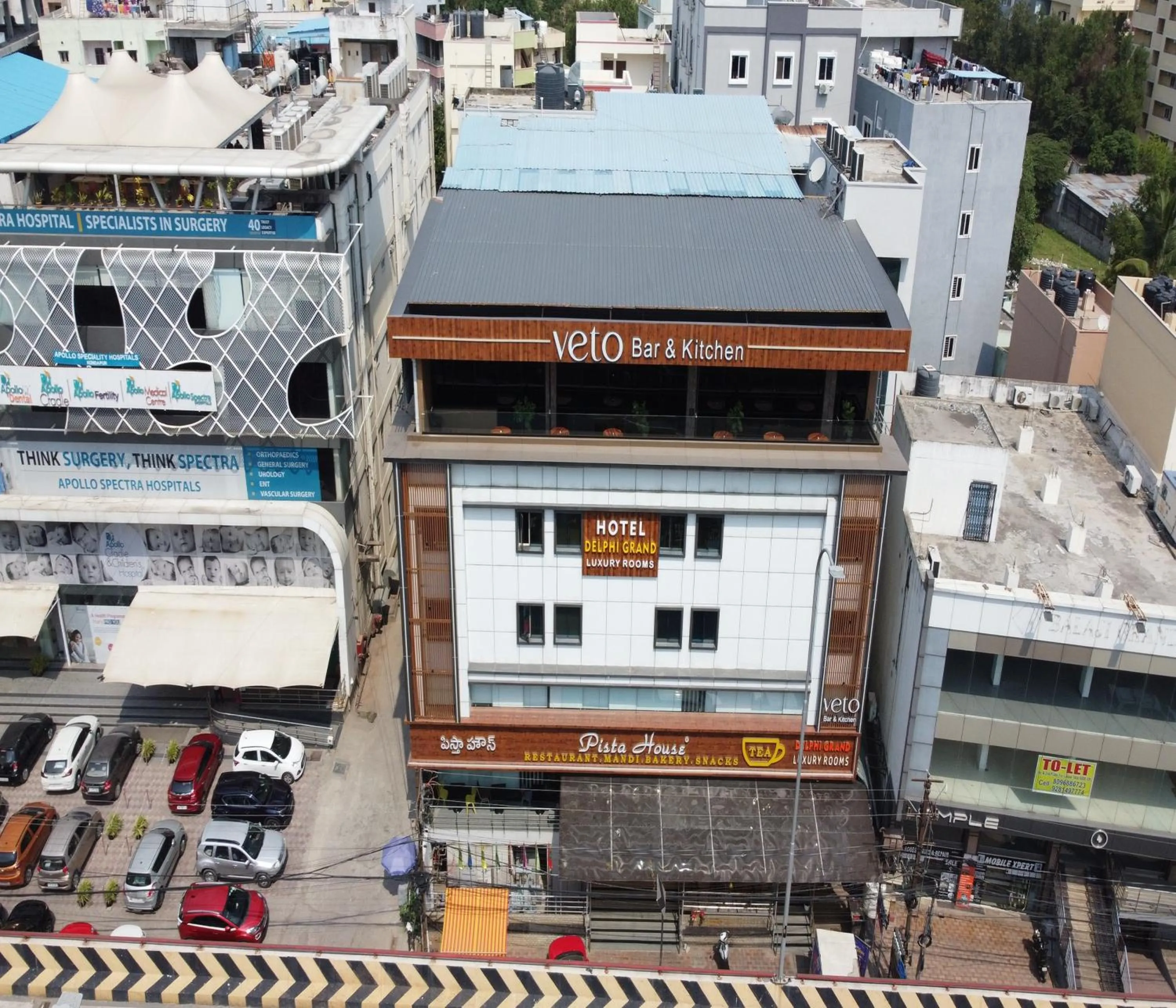 Property building in Hotel Delphi Grand Hyderabad - Hi-Tech City, Perfect for Business & Comfort