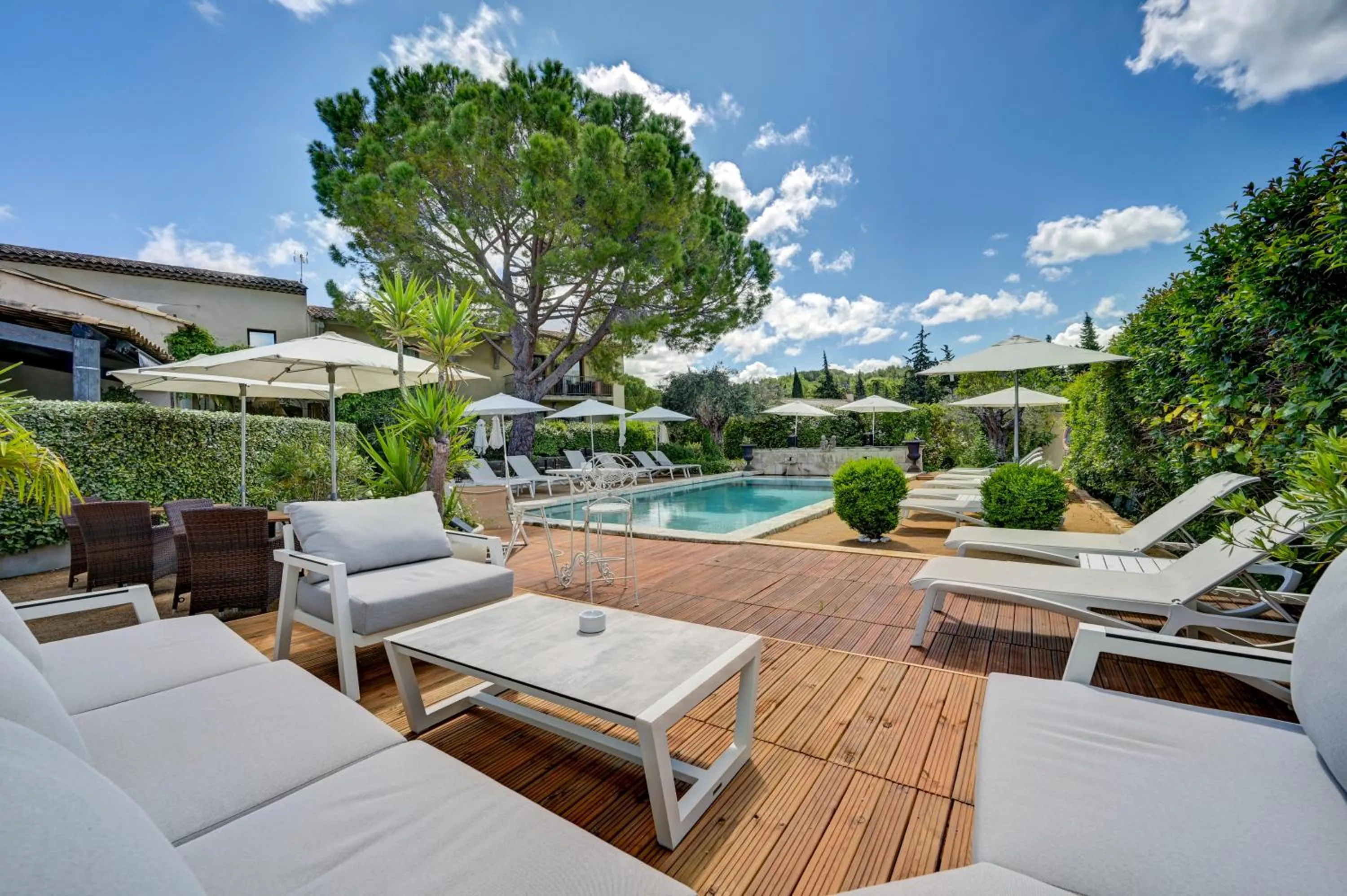 Patio in Hotel Bastide & SPA - Villa de Lourmarin