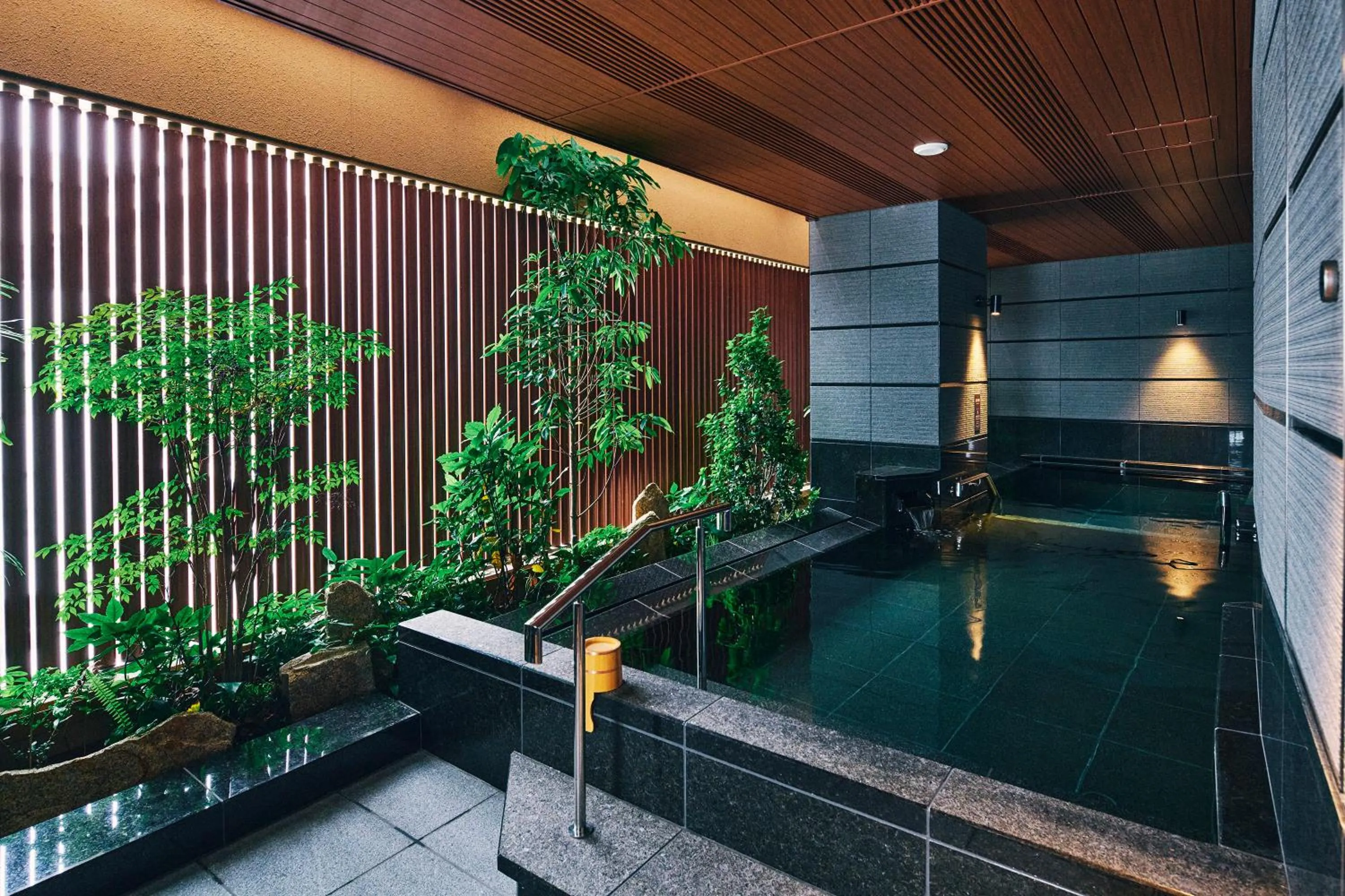 Hot Spring Bath in Sora Niwa Terrace Kyoto