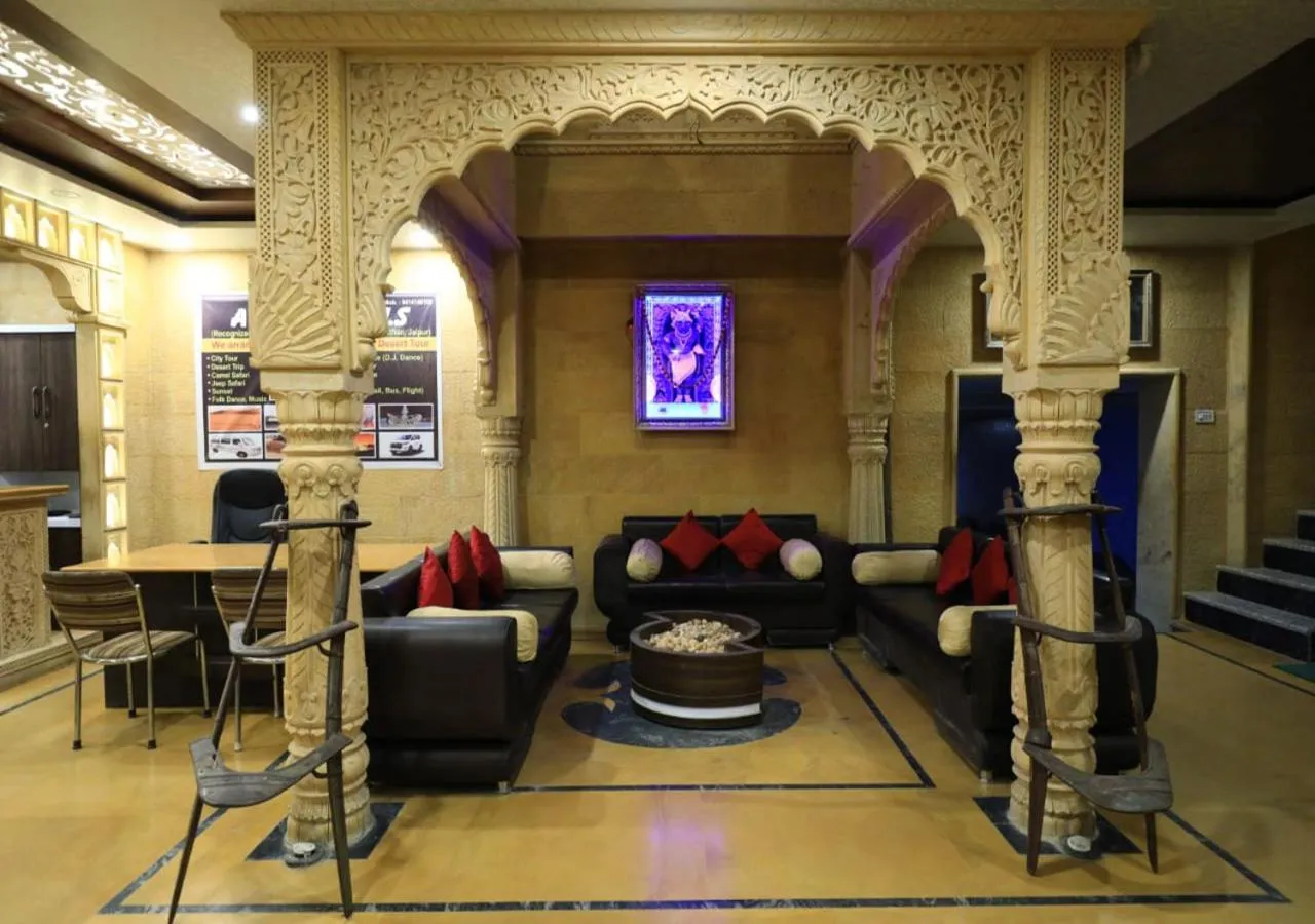 Living room in Hotel Prince-Near Jaisalmer Fort
