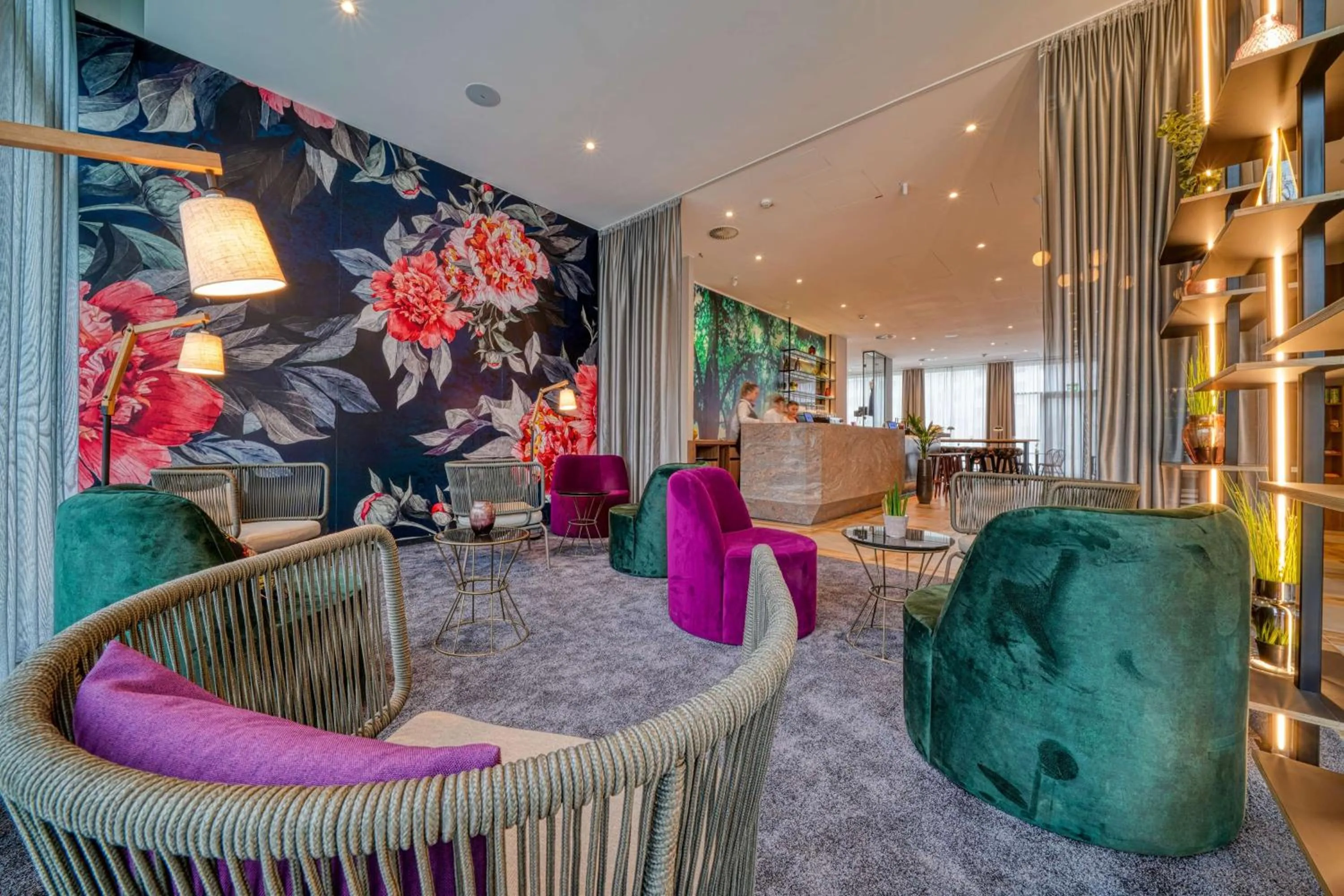 Lobby or reception in Vienna House Easy by Wyndham Freiburg City