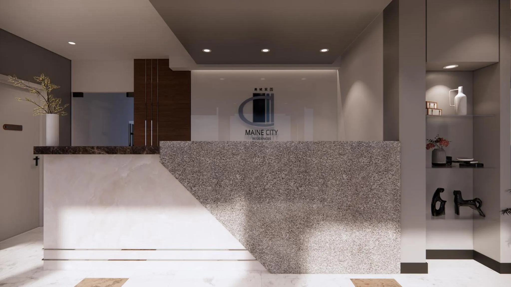 Property building in Maine City Residences Leveriza