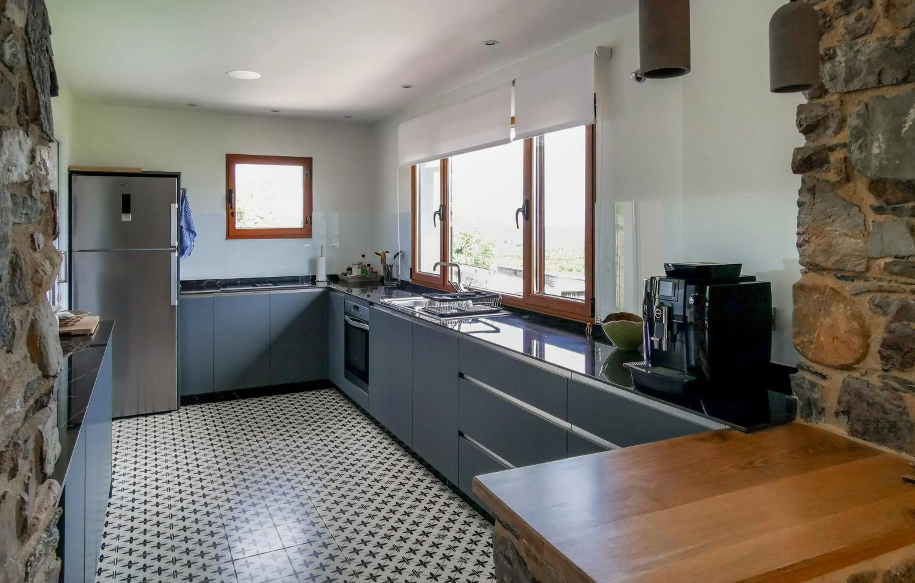 Kitchen or kitchenette in Boutique Finca esencial Hotel Rural