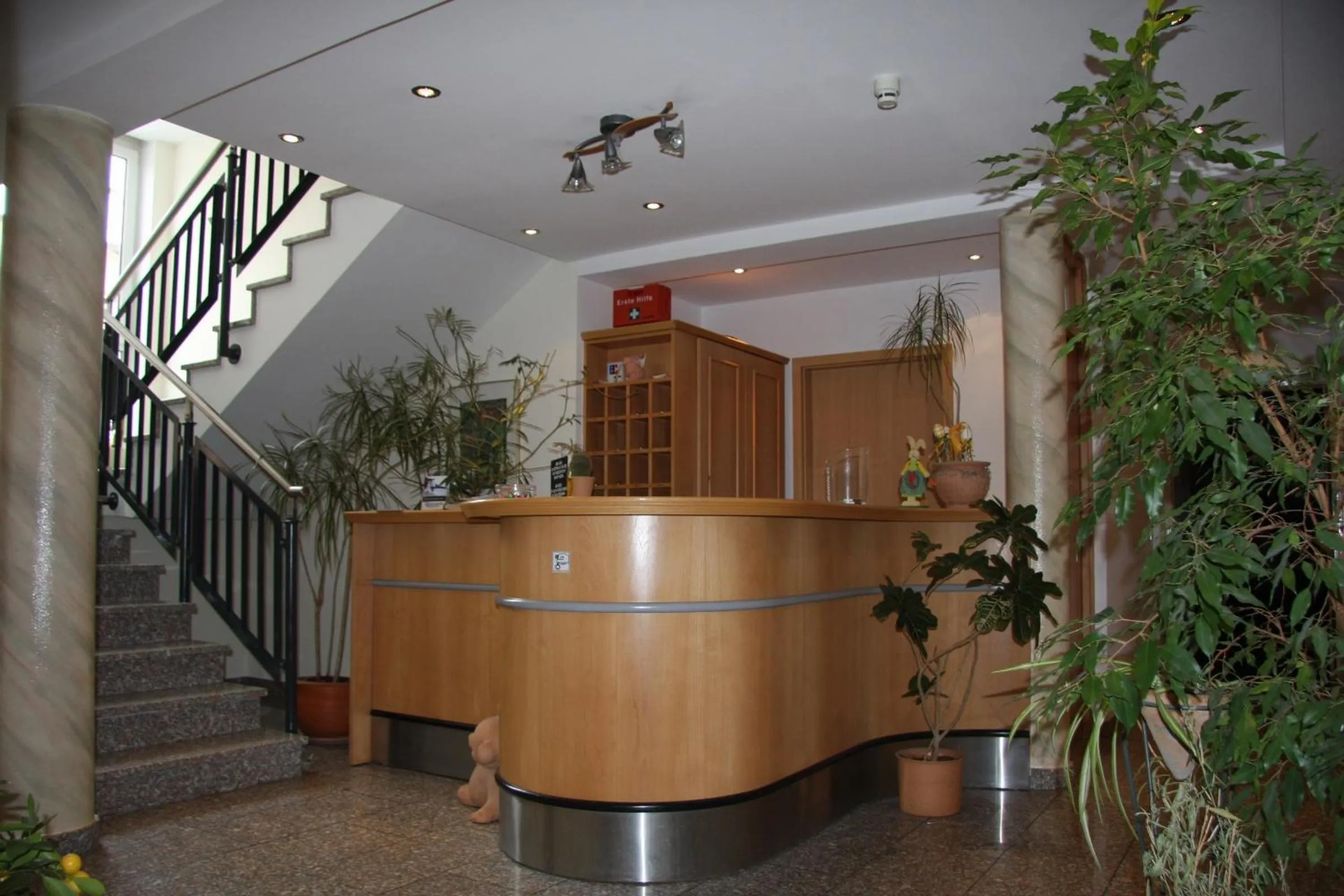 Lobby or reception in Hotel Gasthof Grüner Wald
