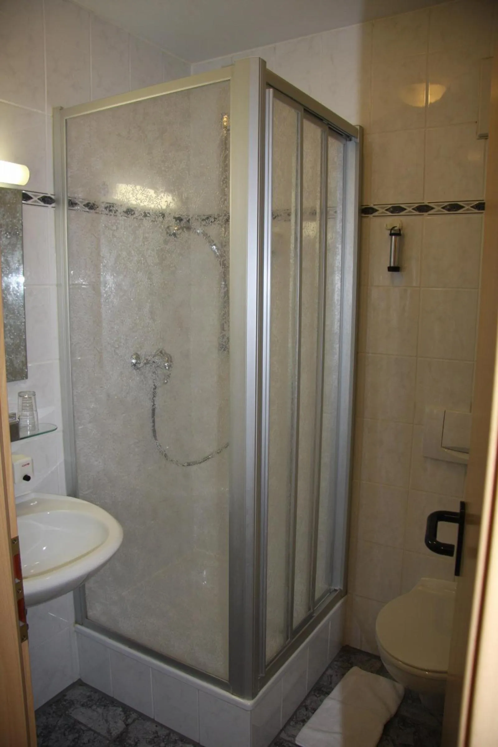 Shower in Hotel Gasthof Grüner Wald