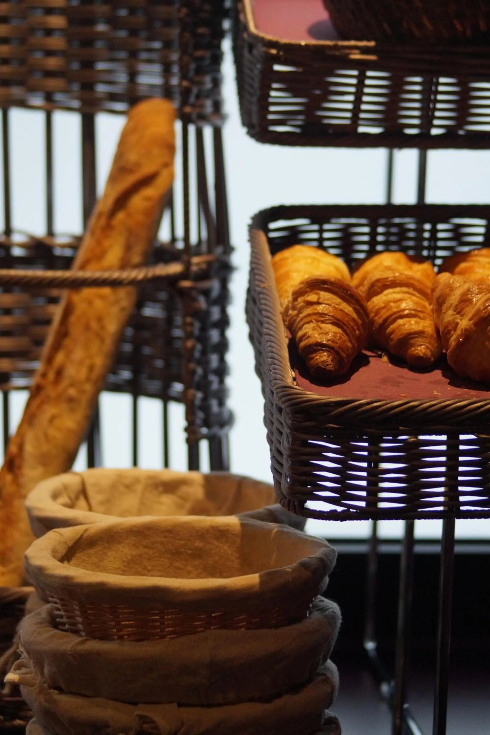 Continental breakfast in Hôtel Des Quatrans