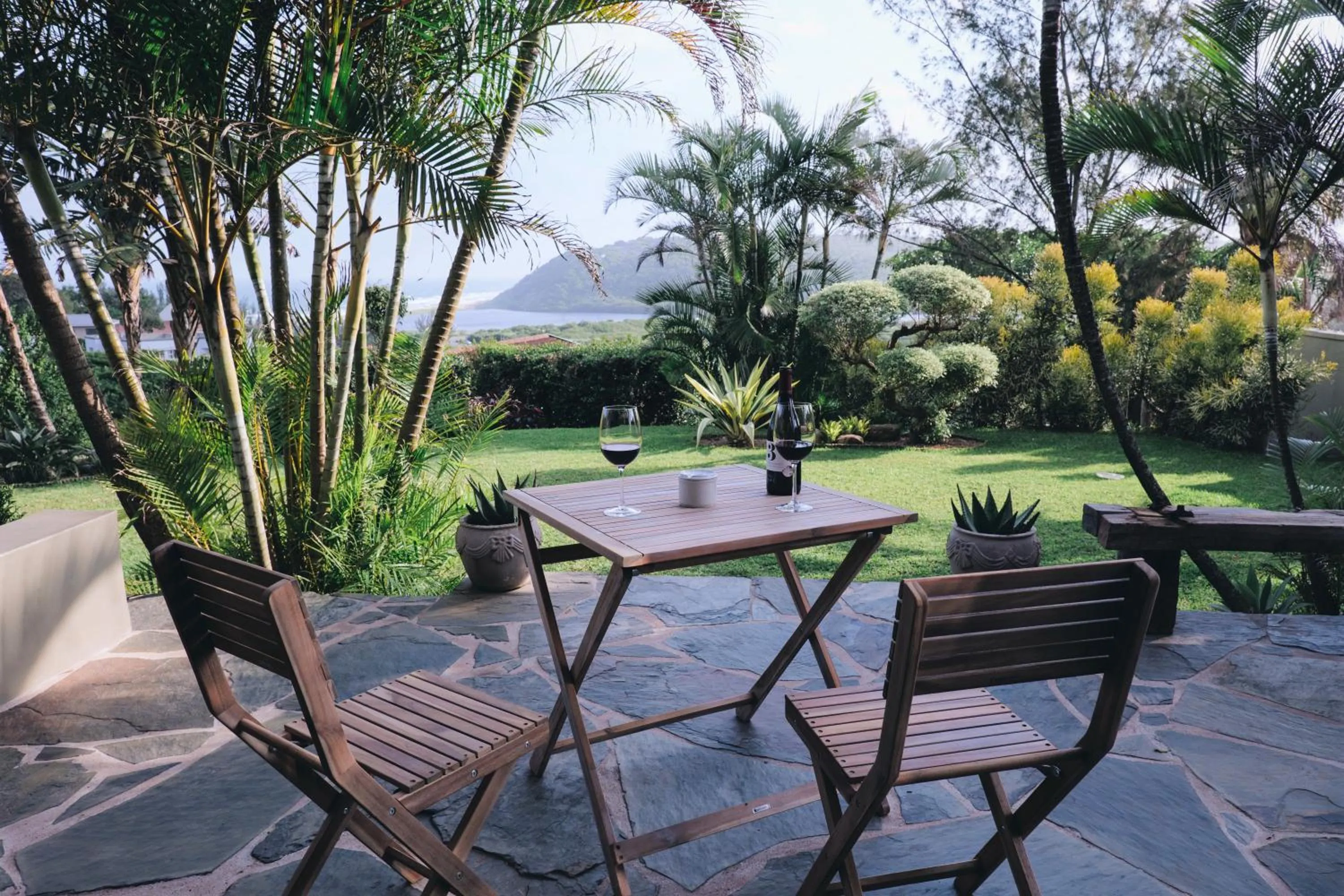 Patio in Villa La Mercy Maisonette -No load shedding or water outage