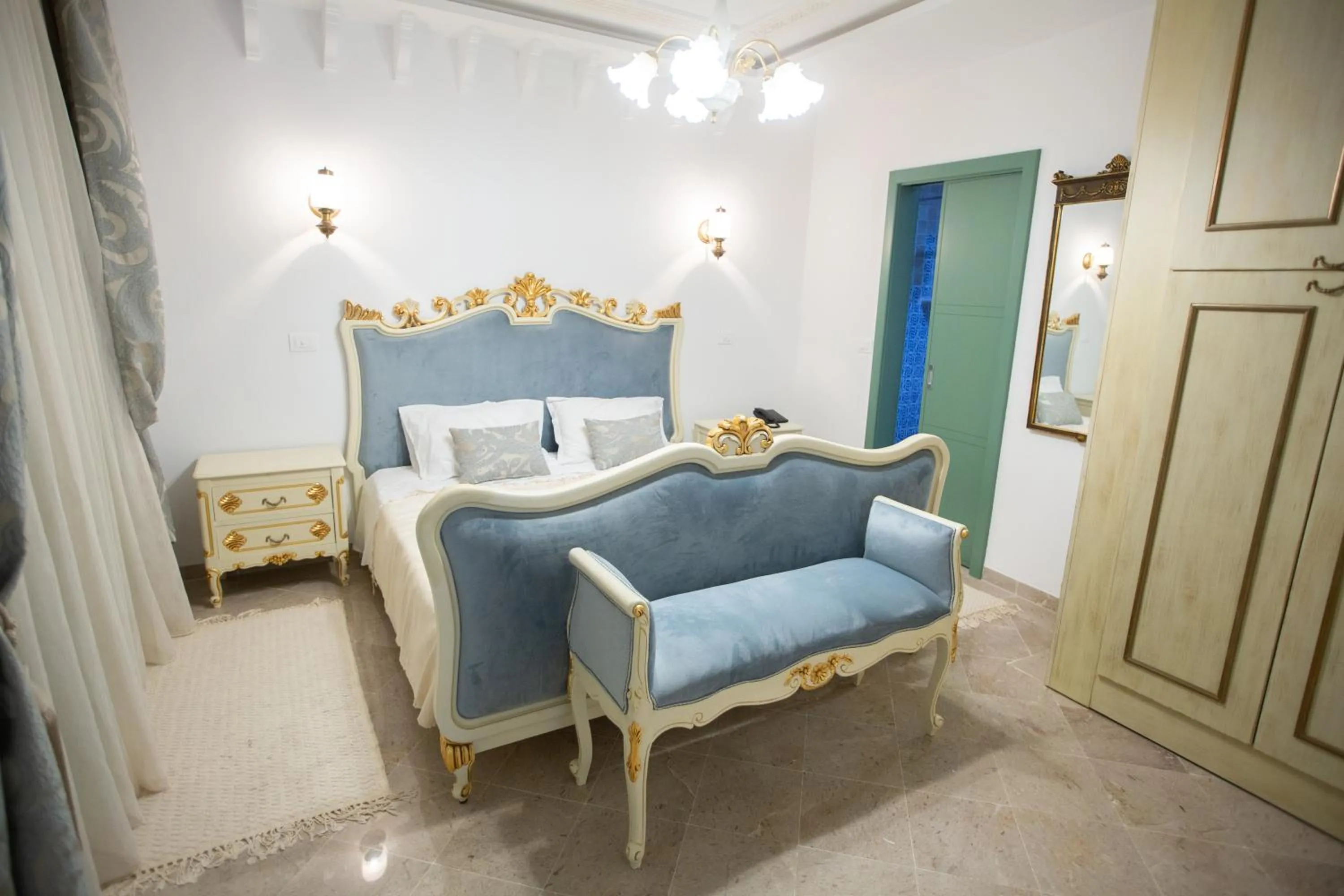 Bed in Dar Hammamet Guest House & Hammam