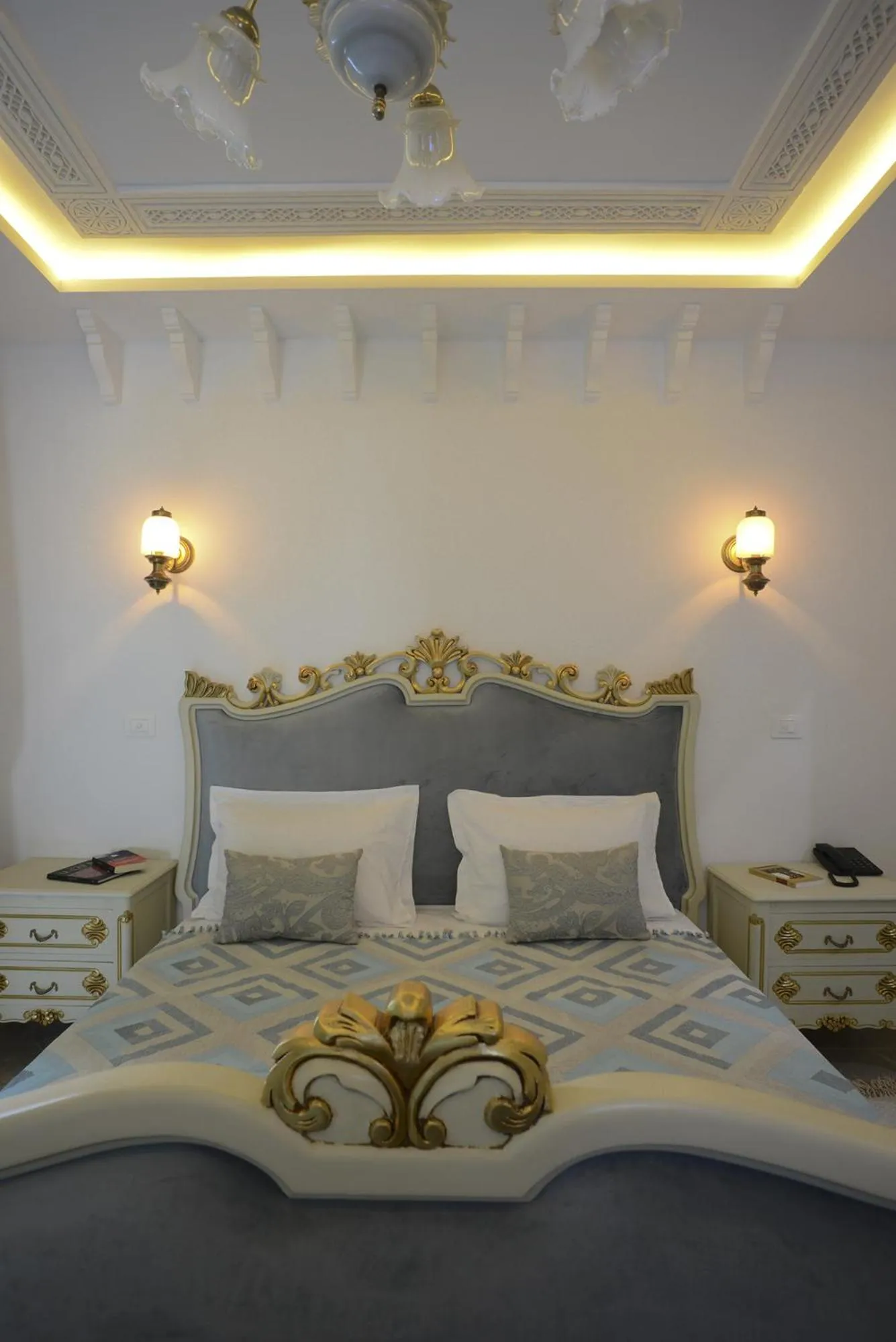 Bed in Dar Hammamet Guest House & Hammam